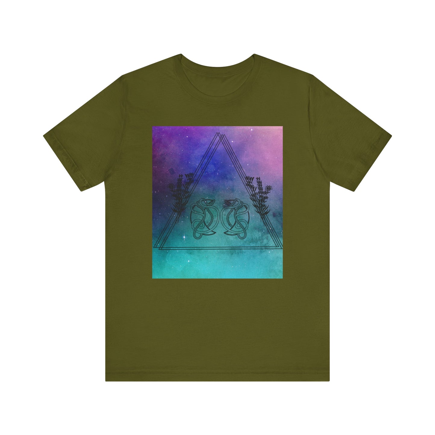 Leo Trippy Galaxy Zodiac Short Sleeve Tee