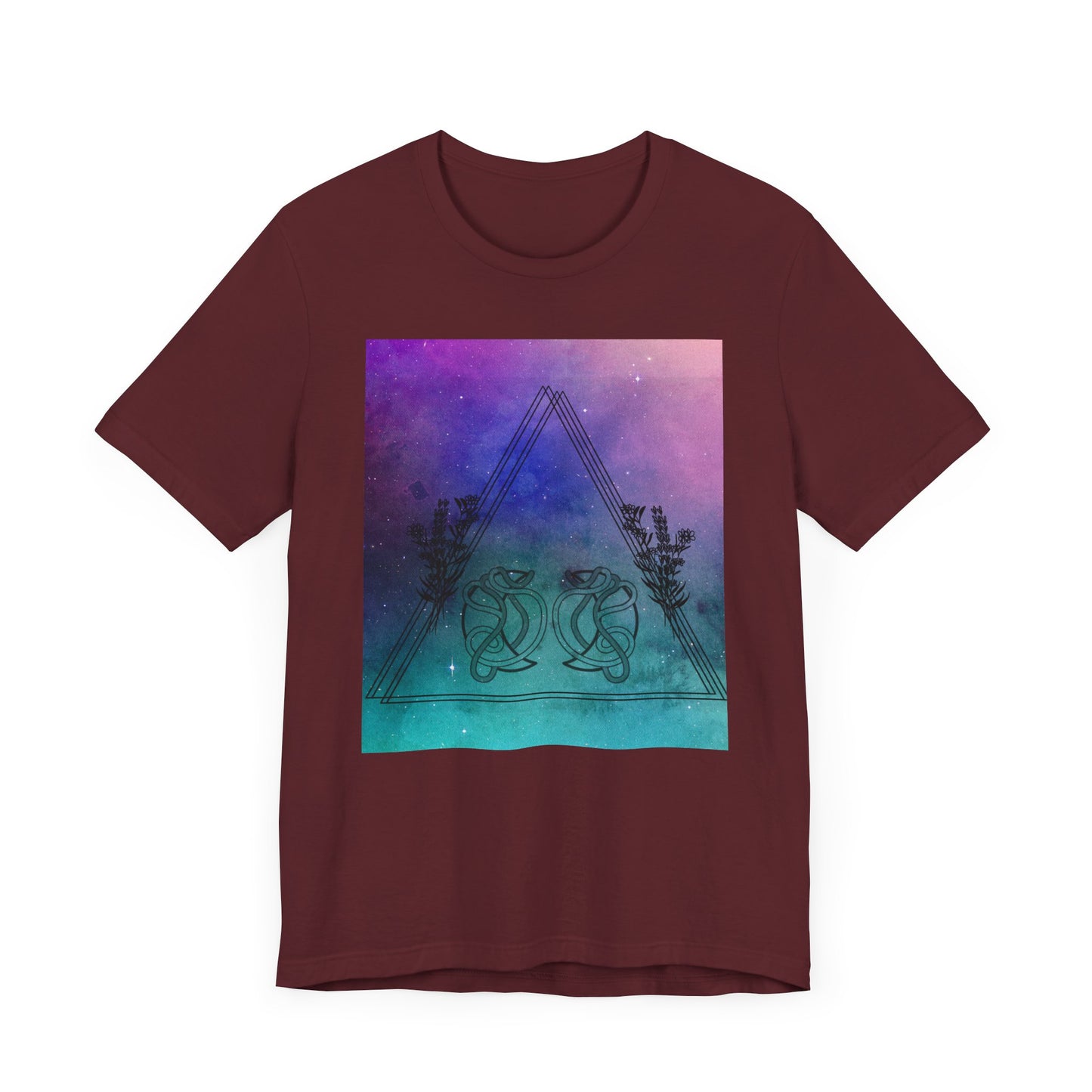 Cancer Trippy Galaxy Zodiac Short Sleeve Tee