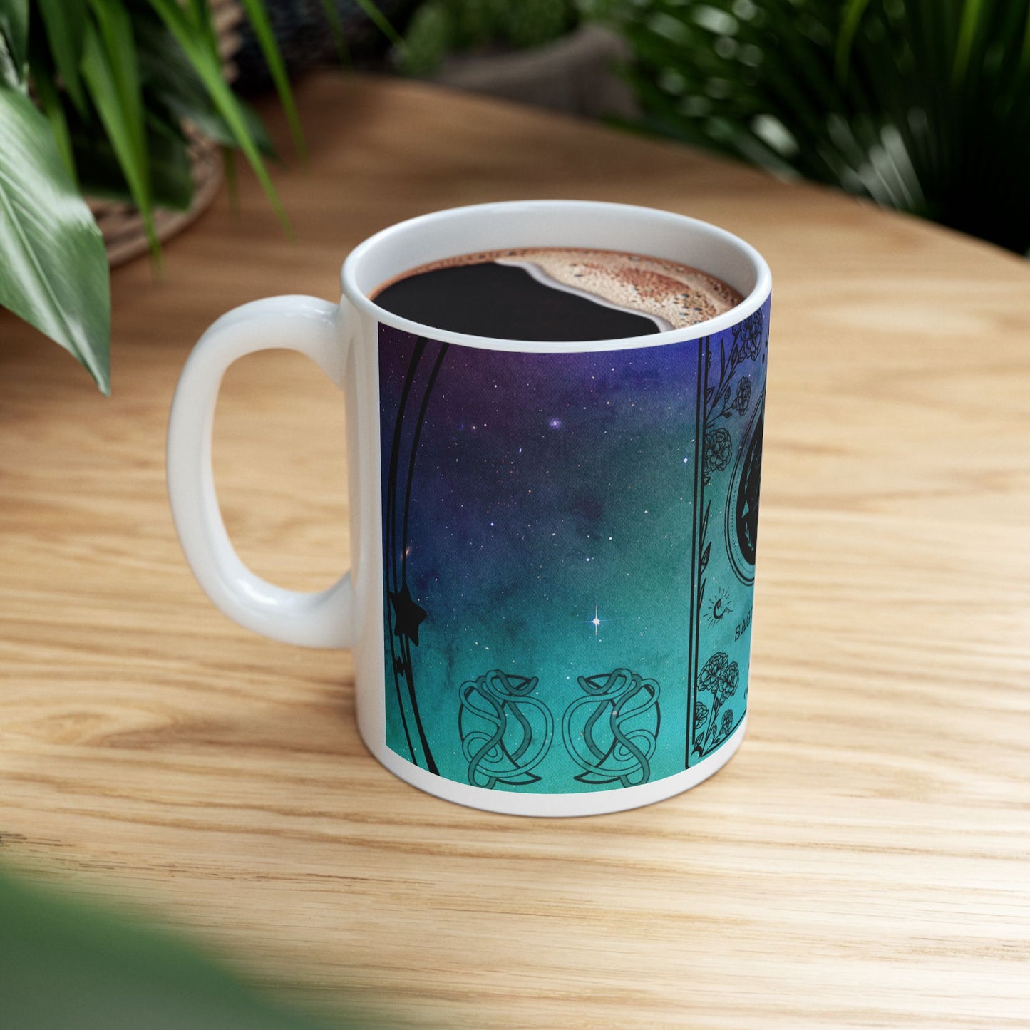 Sagittarius Stardust White Ceramic Mug