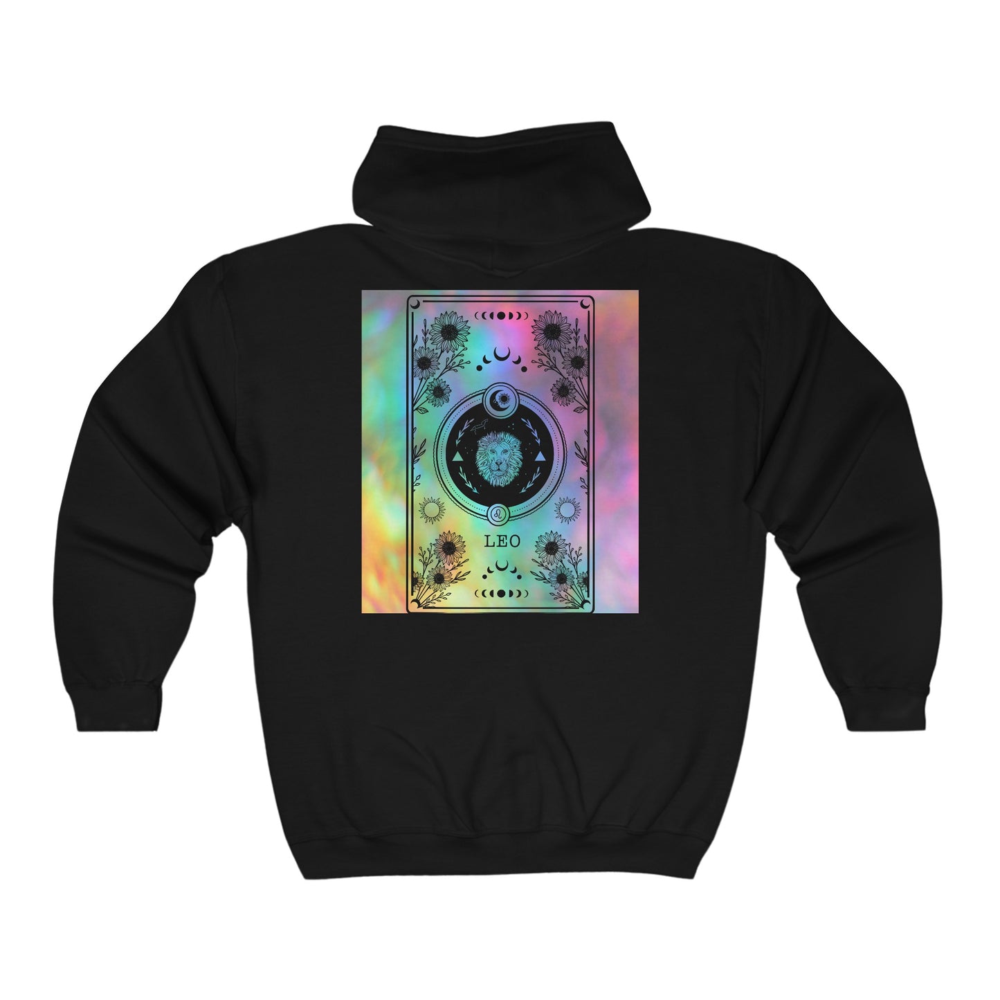 Leo Zodiac Zip-Up Hoodie