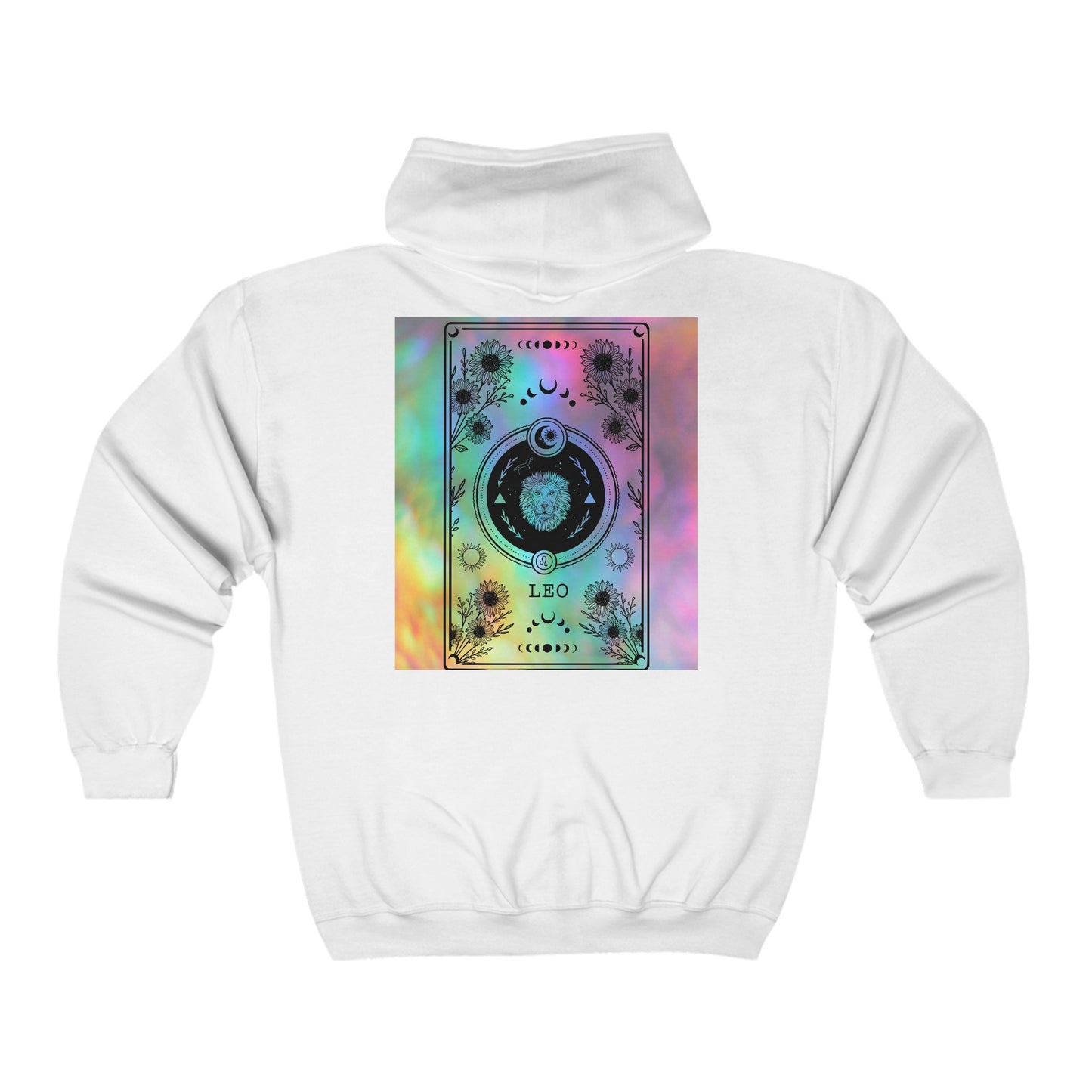Leo Zodiac Zip-Up Hoodie