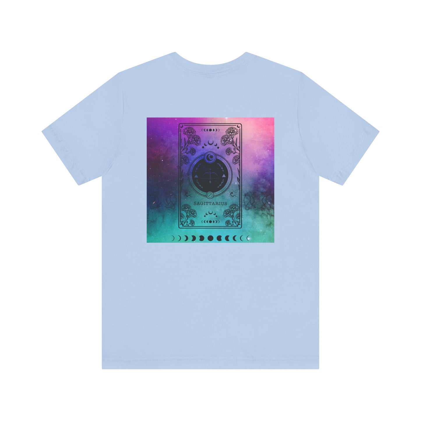 Sagittarius Trippy Galaxy Zodiac Short Sleeve Tee