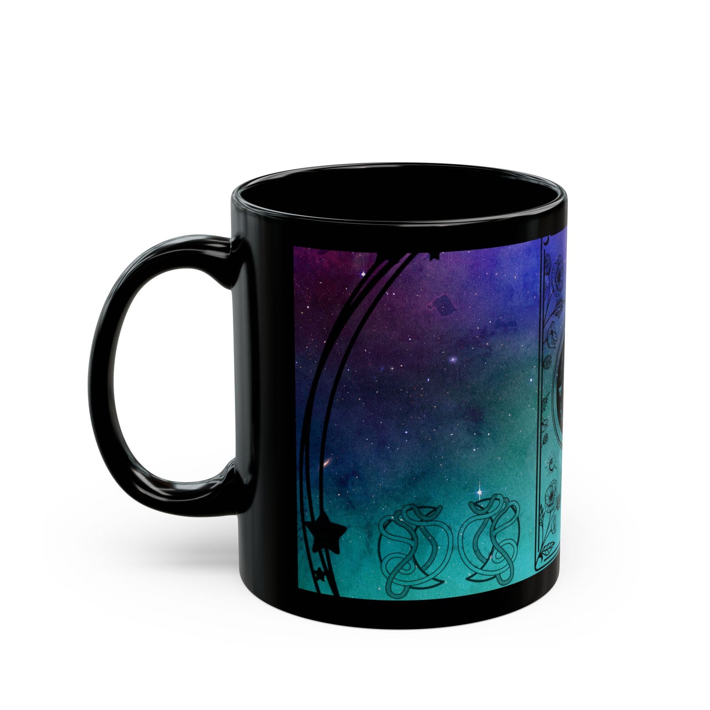 Taurus Stardust Black Ceramic Mug