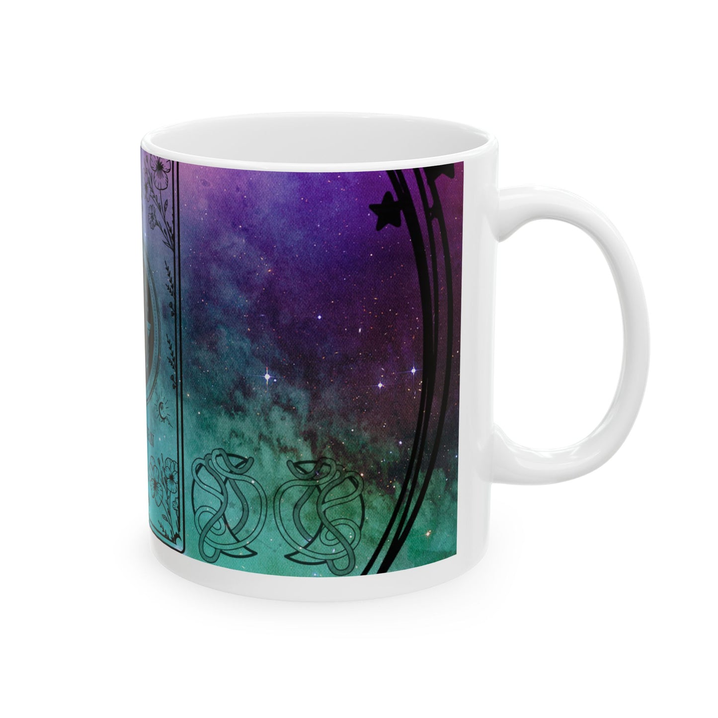 Capricorn Stardust White Ceramic Mug