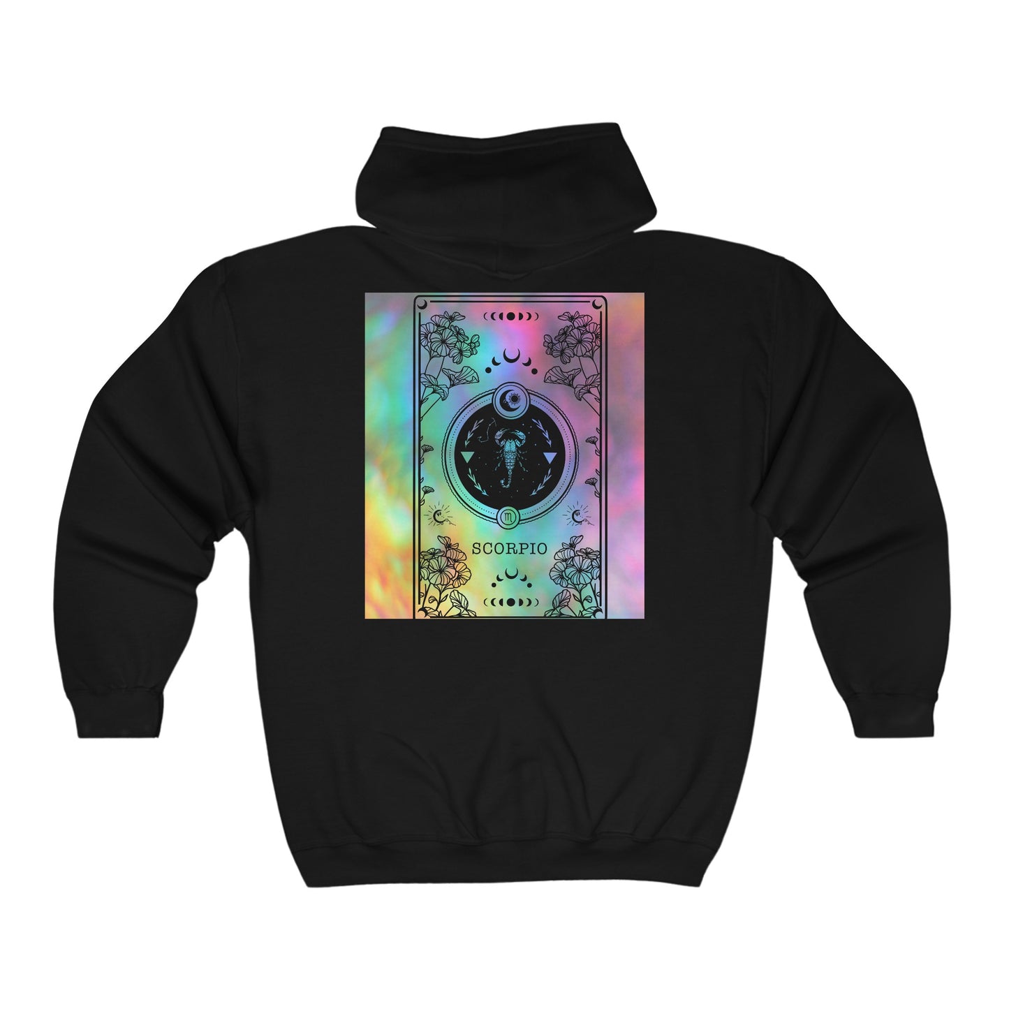Scorpio Zodiac Zip-Up Hoodie