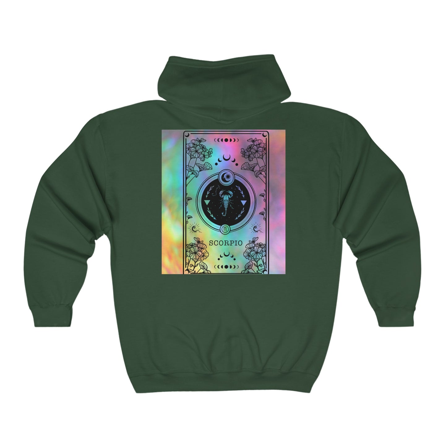 Scorpio Zodiac Zip-Up Hoodie