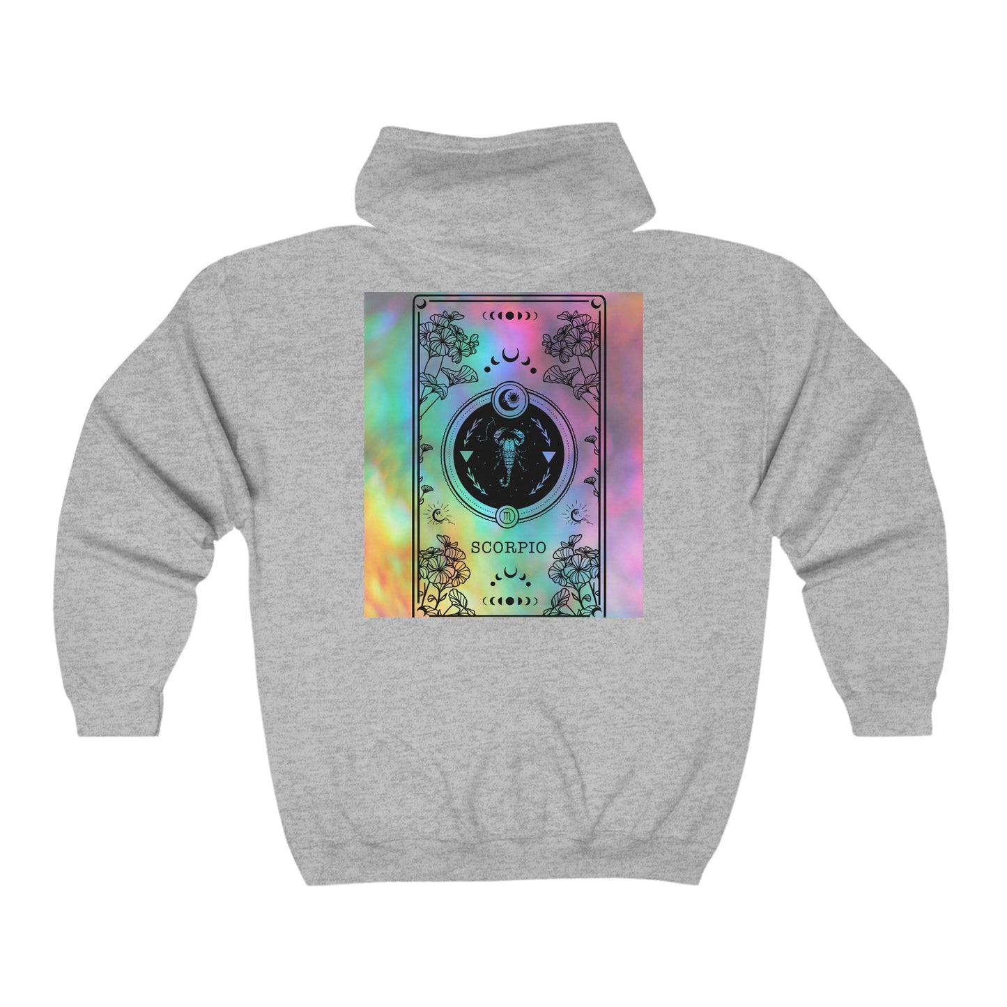 Scorpio Zodiac Zip-Up Hoodie