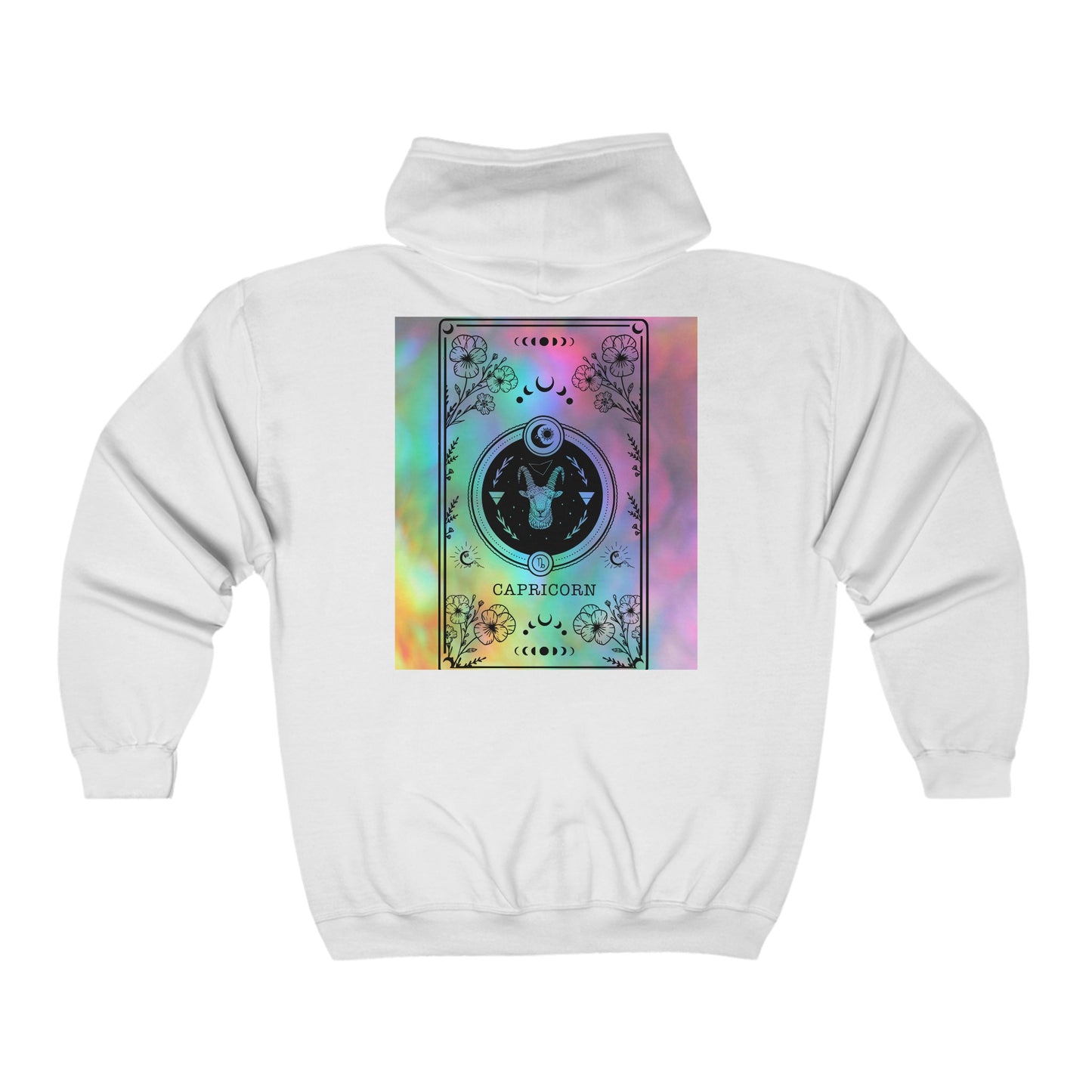 Capricorn Zodiac Zip-Up Hoodie