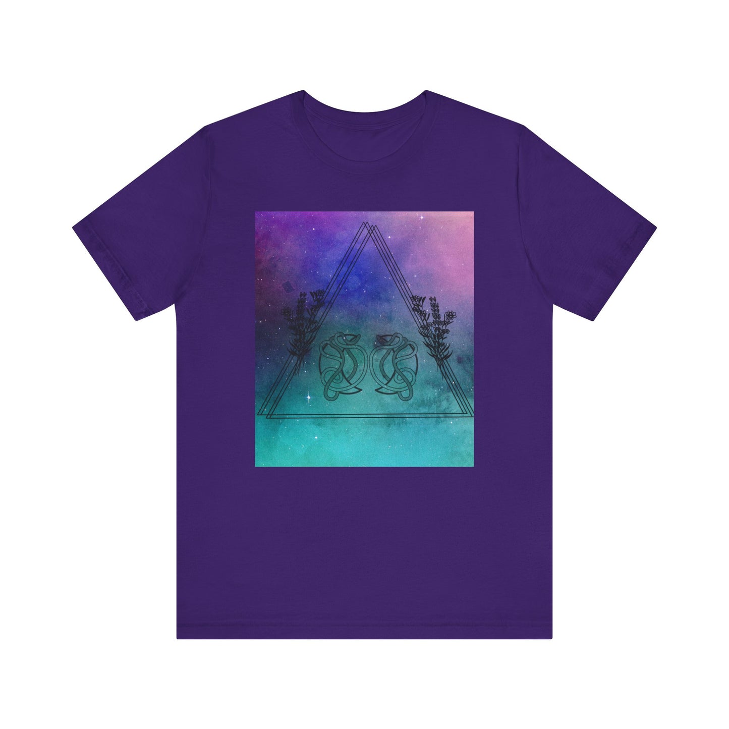 Leo Trippy Galaxy Zodiac Short Sleeve Tee