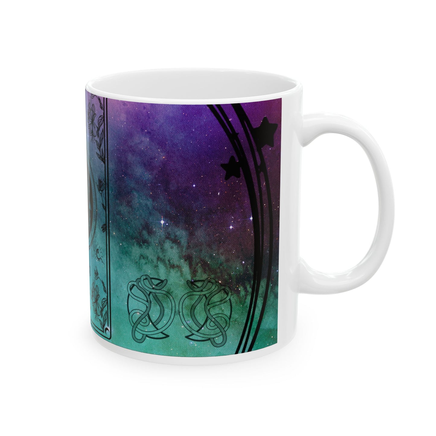 Aries Stardust White Ceramic Mug