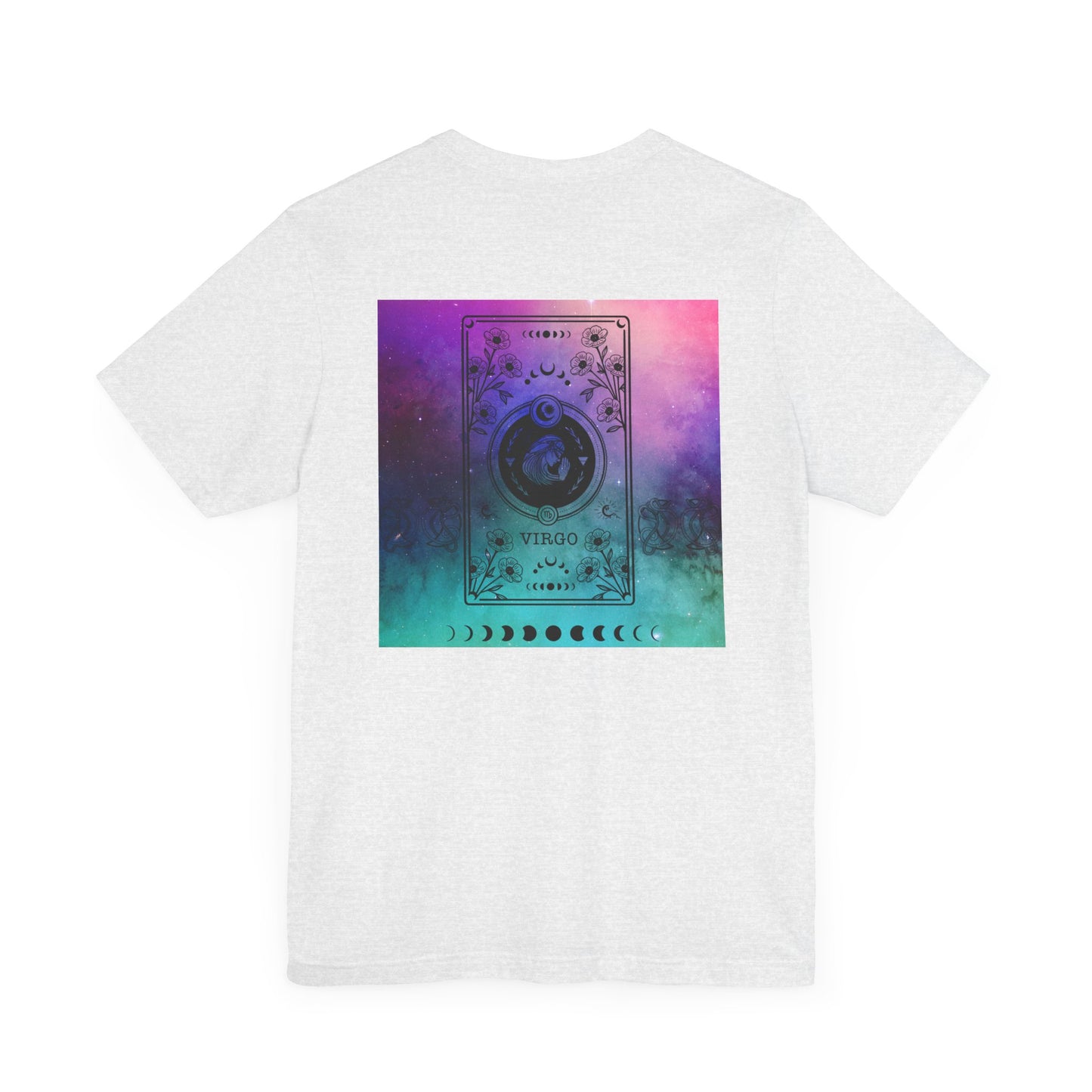 Virgo Trippy Galaxy Zodiac Short Sleeve Tee