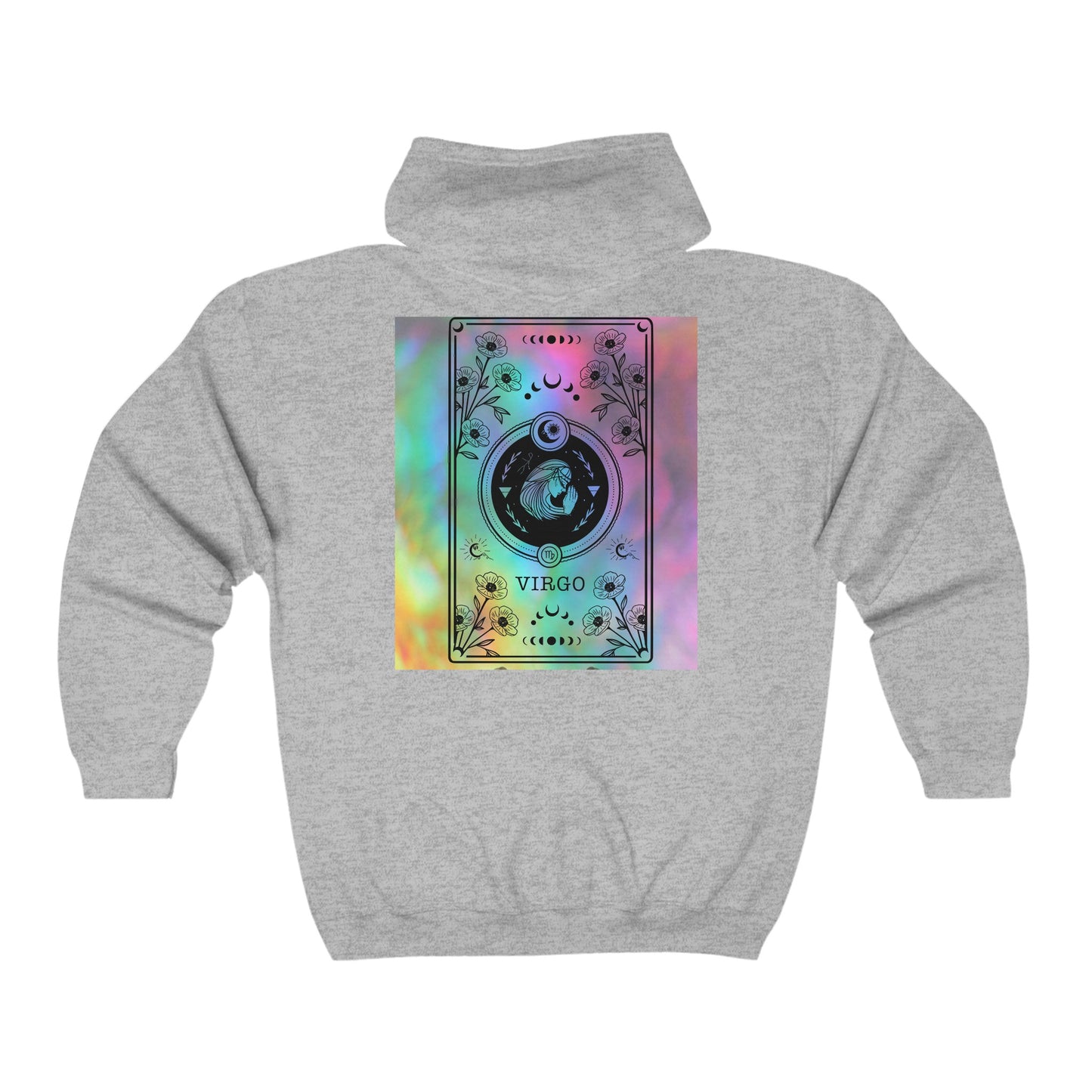 Virgo Zodiac Zip-Up Hoodie