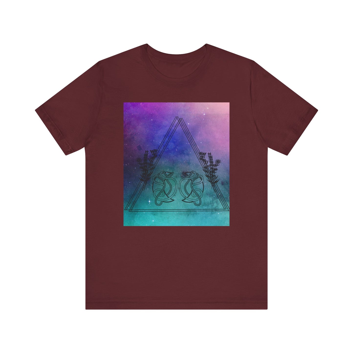 Cancer Trippy Galaxy Zodiac Short Sleeve Tee