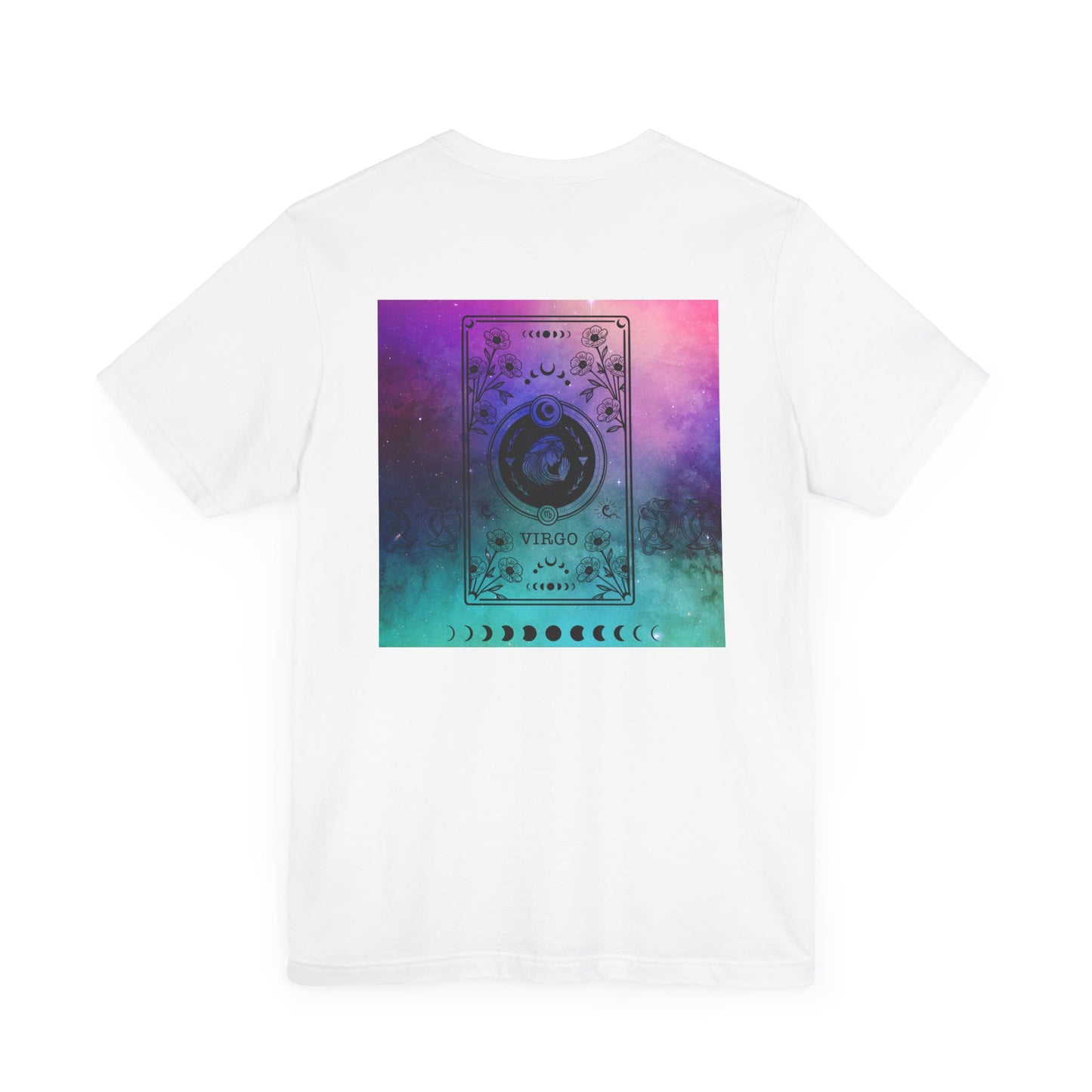 Virgo Trippy Galaxy Zodiac Short Sleeve Tee