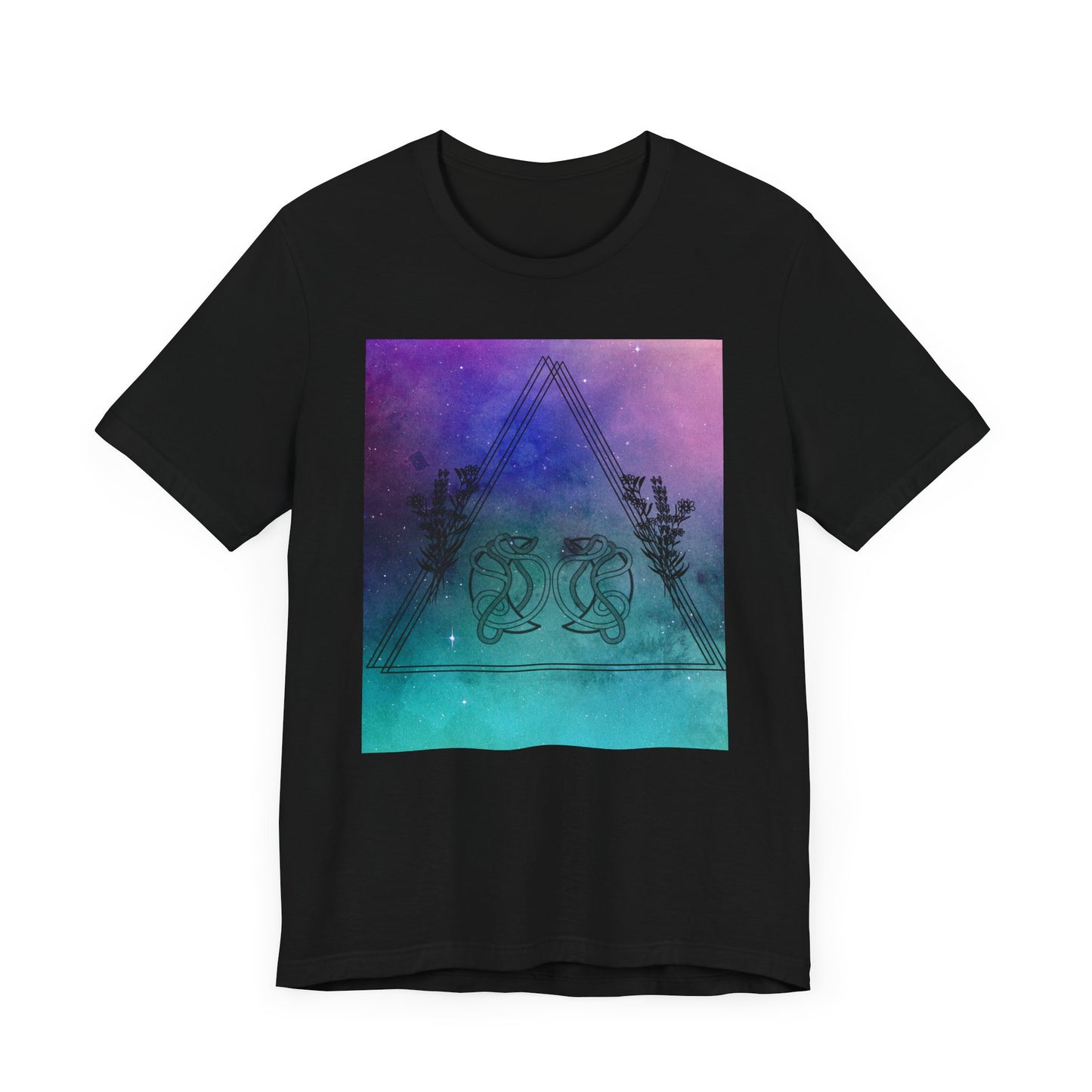Leo Trippy Galaxy Zodiac Short Sleeve Tee