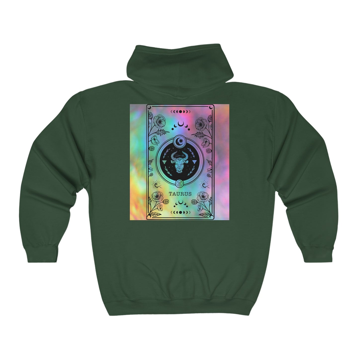 Taurus Zodiac Zip-Up Hoodie