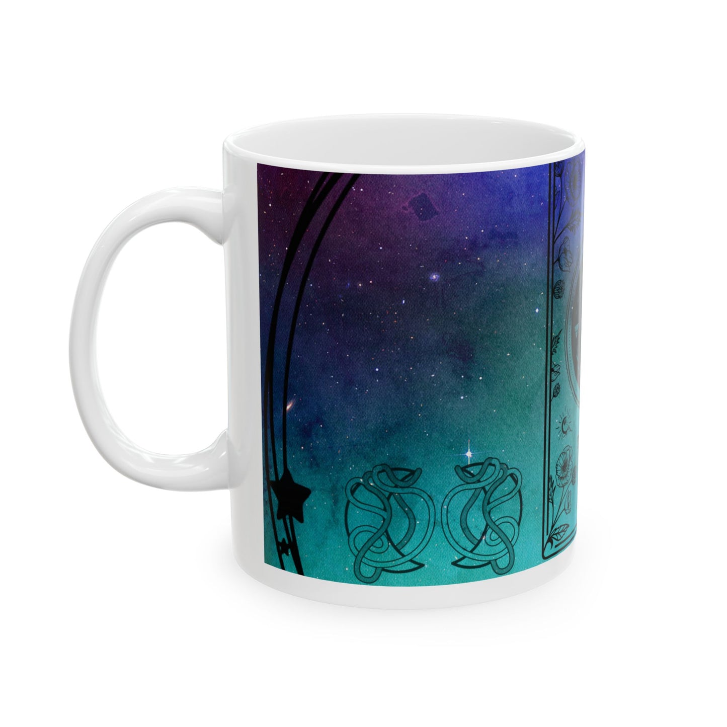 Taurus Stardust White Ceramic Mug