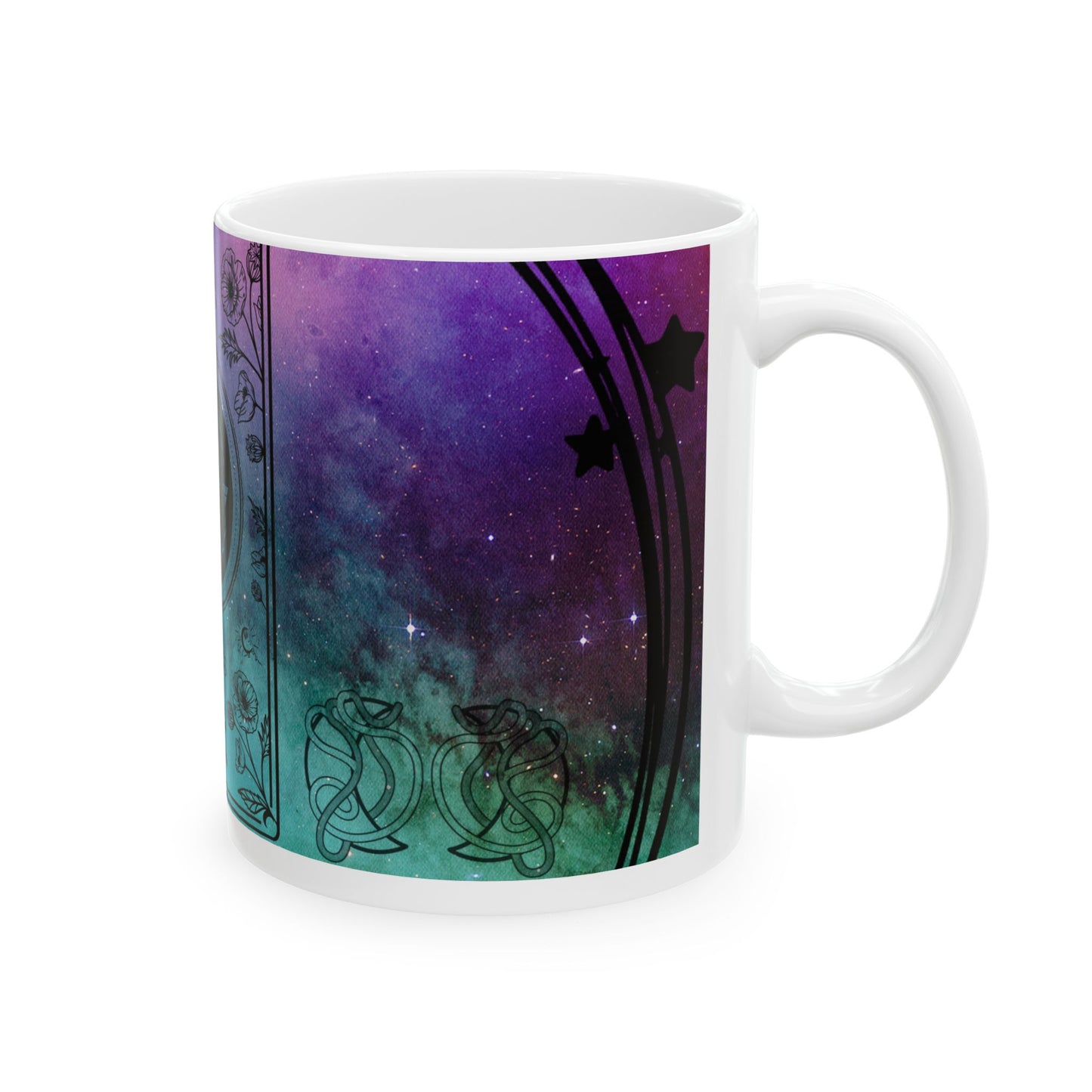 Taurus Stardust White Ceramic Mug