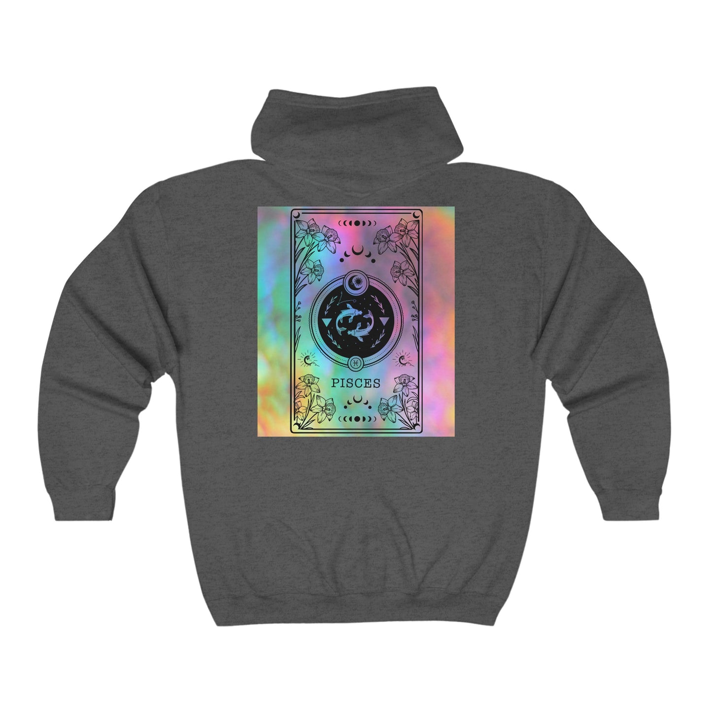 Pisces Zodiac Zip-Up Hoodie