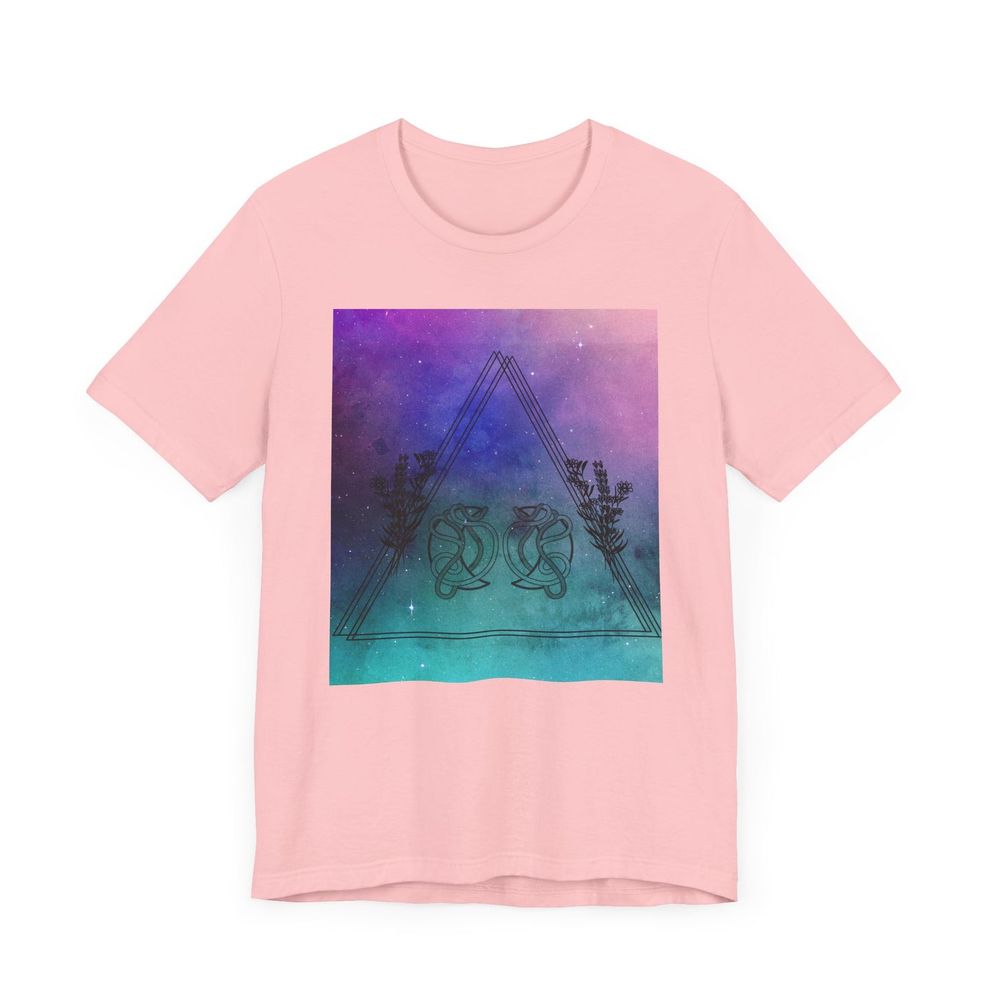 Pisces Trippy Galaxy Zodiac Short Sleeve Tee