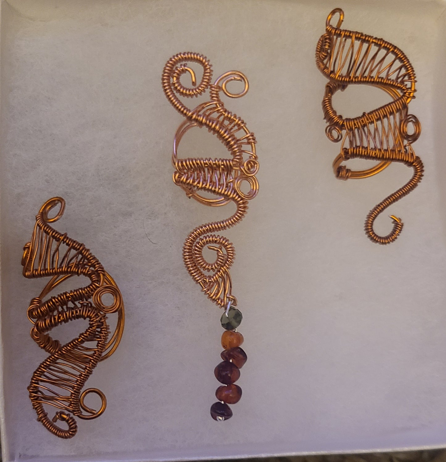 Wire Wrapped Ear Cuffs