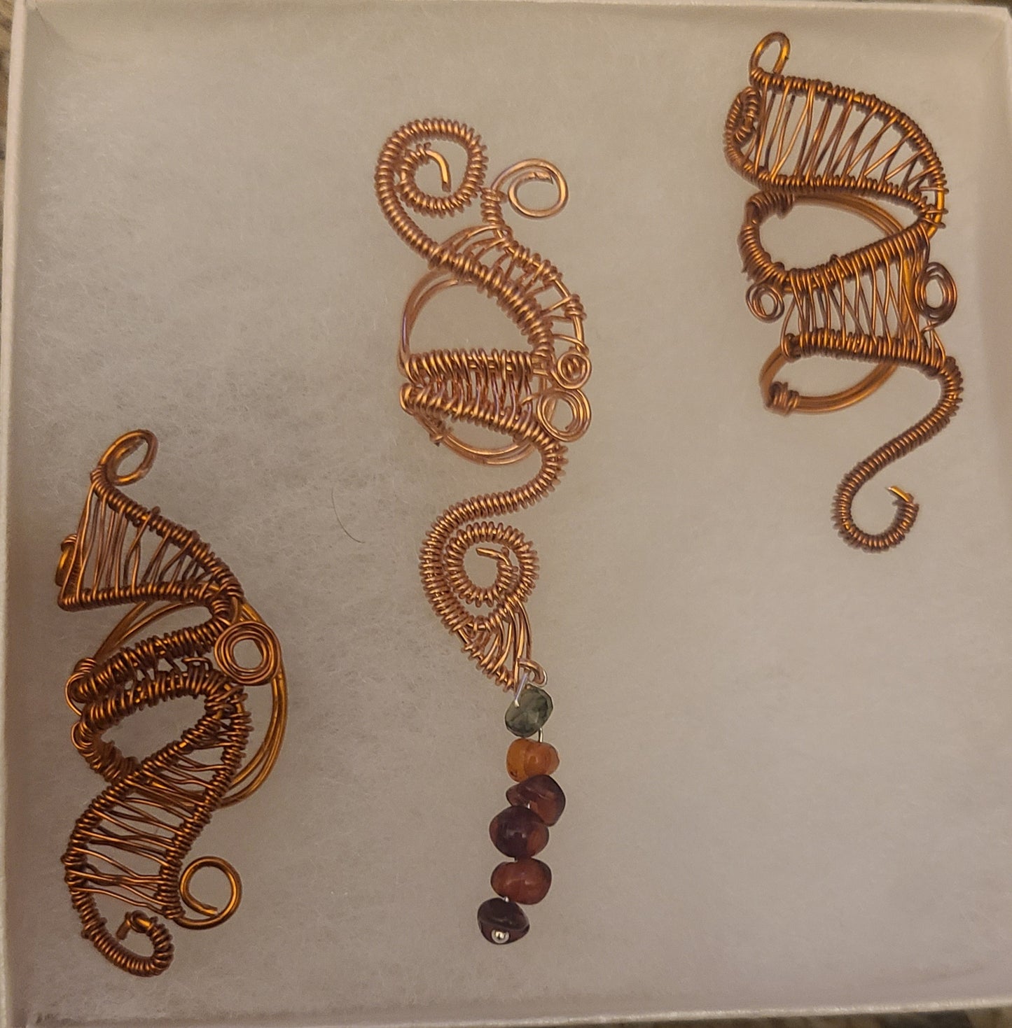 Wire Wrapped Ear Cuffs
