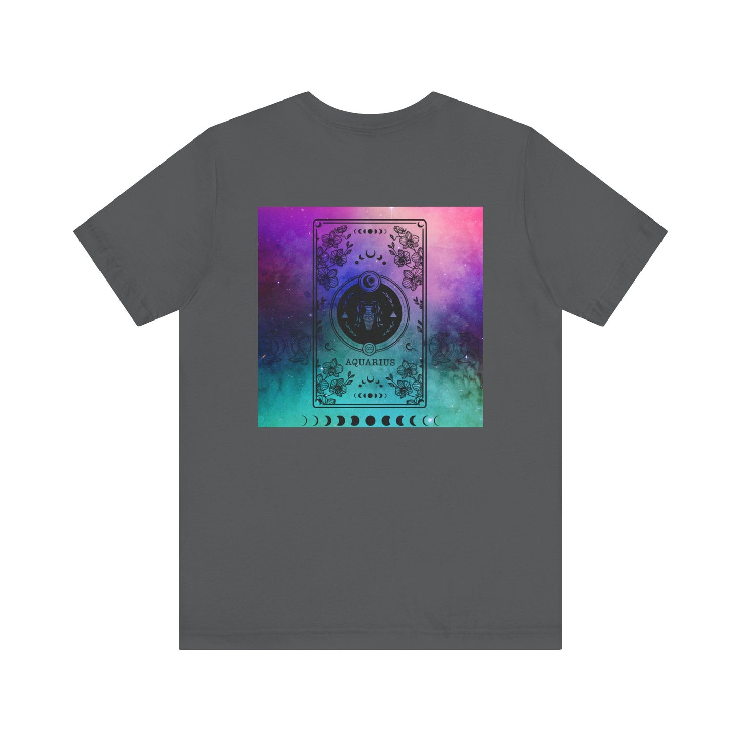 Aquarius Trippy Galaxy Zodiac Short Sleeve Tee