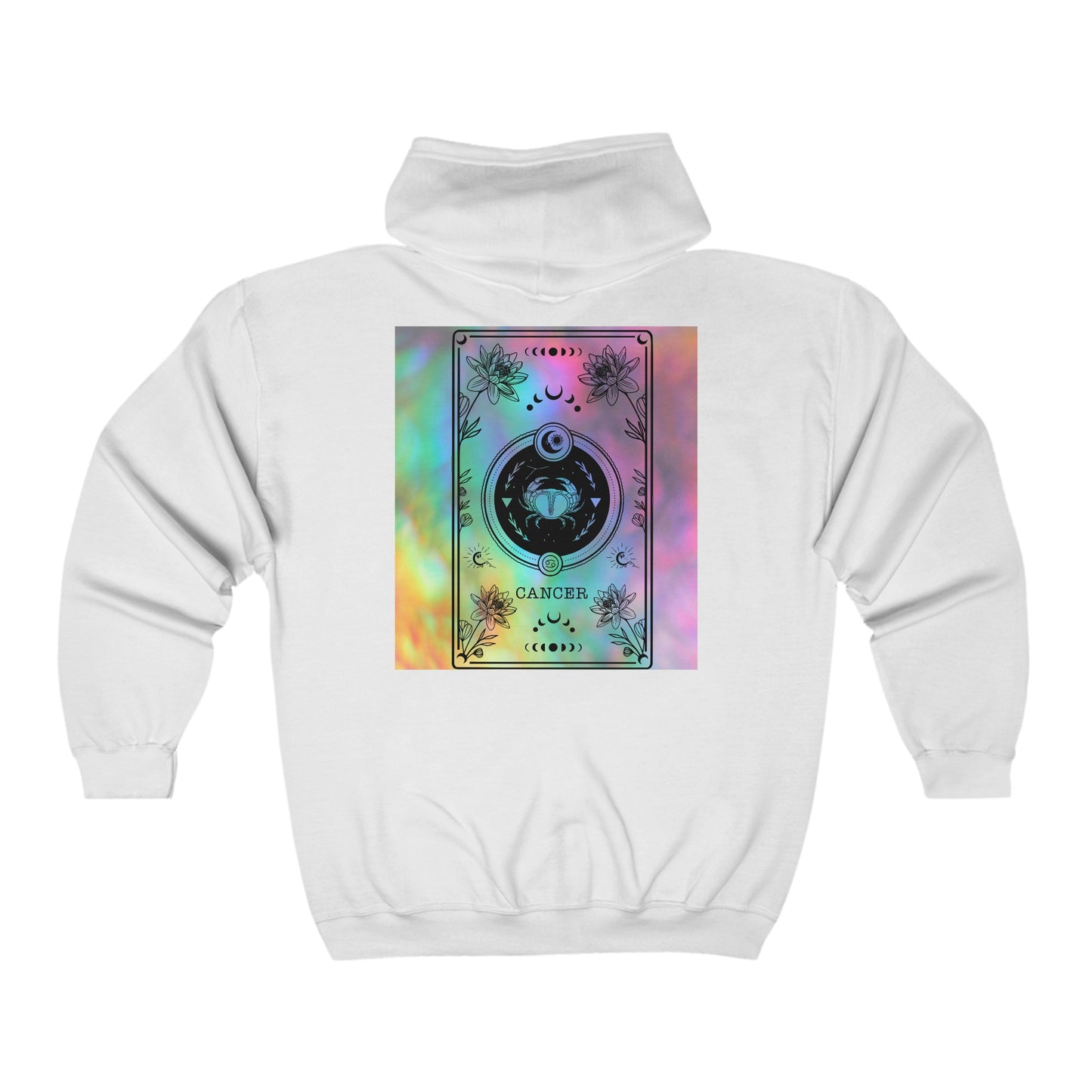 Cancer Zodiac Zip-Up Hoodie