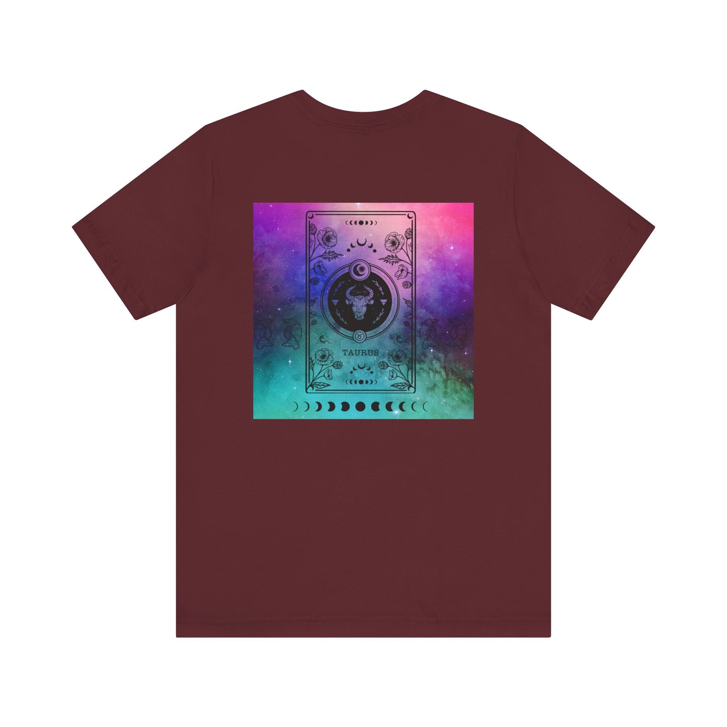 Taurus Trippy Galaxy Zodiac Short Sleeve Tee