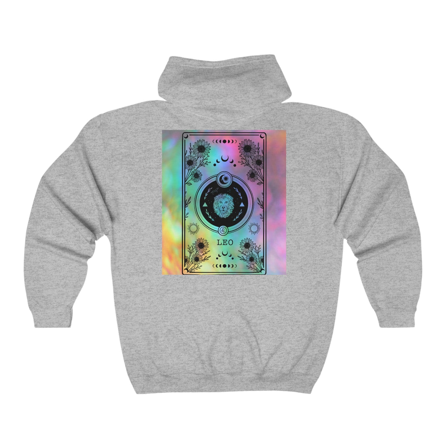 Leo Zodiac Zip-Up Hoodie