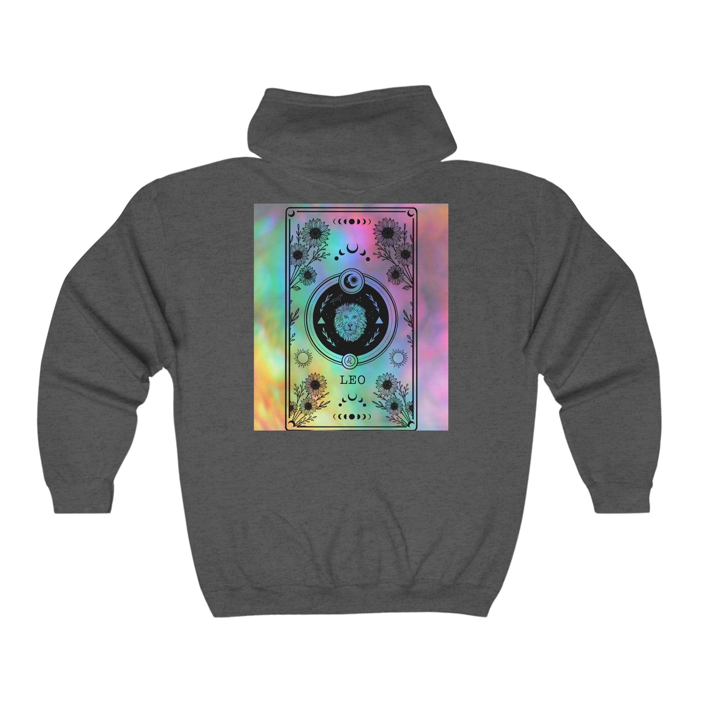 Leo Zodiac Zip-Up Hoodie