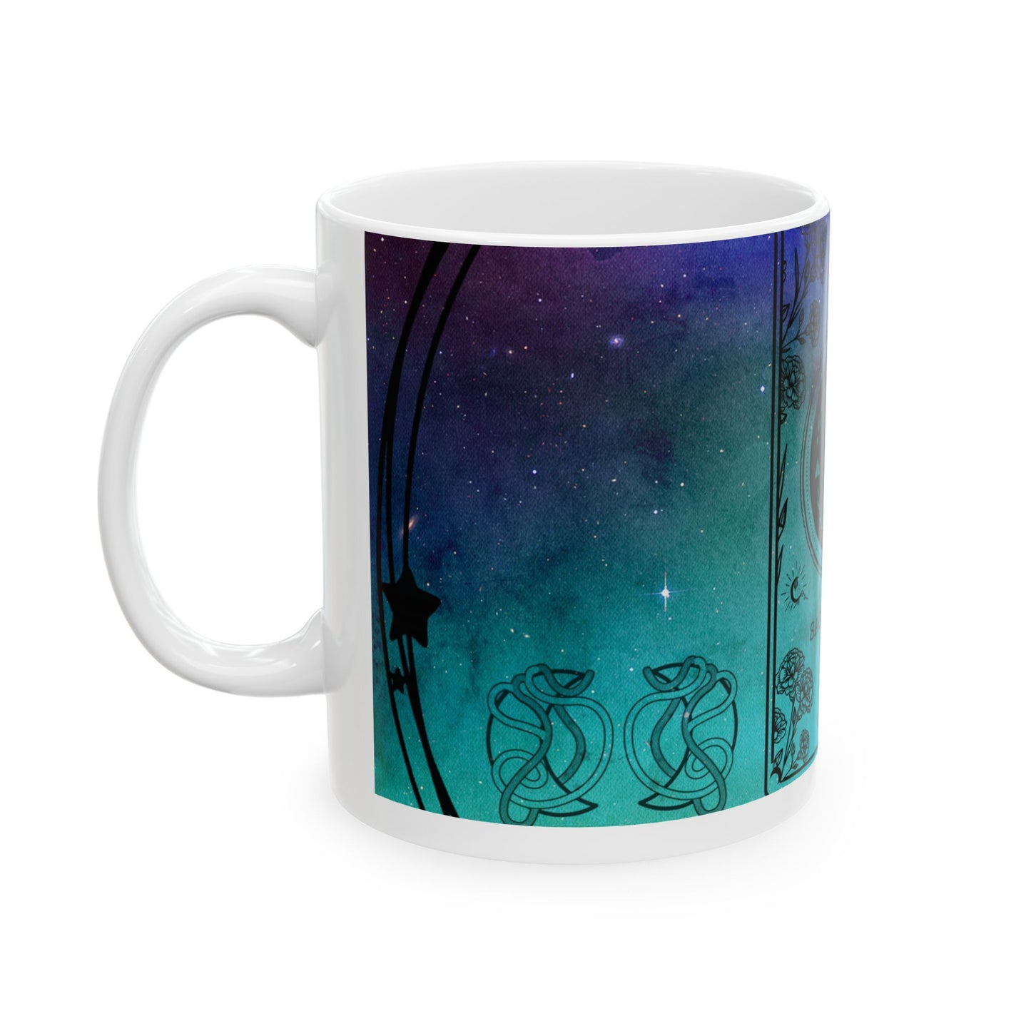 Sagittarius Stardust White Ceramic Mug