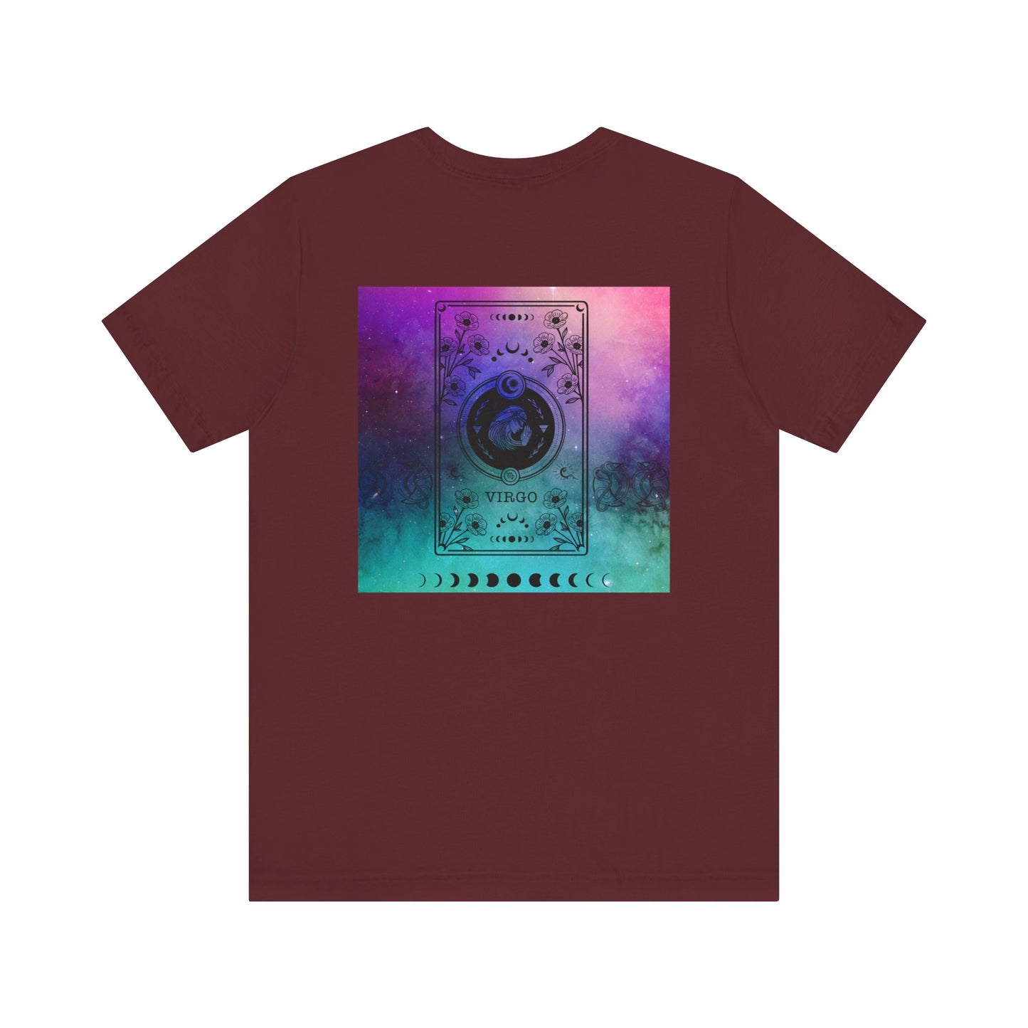 Virgo Trippy Galaxy Zodiac Short Sleeve Tee