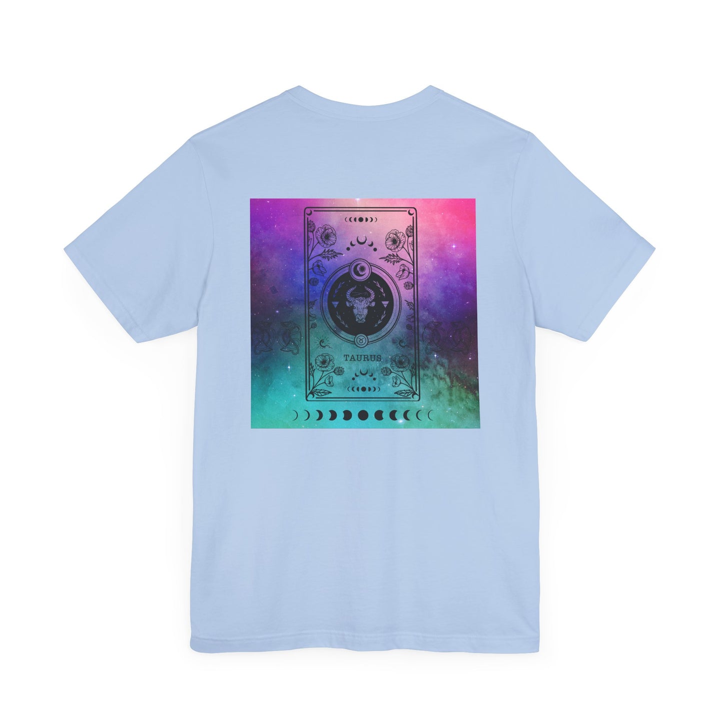 Taurus Trippy Galaxy Zodiac Short Sleeve Tee