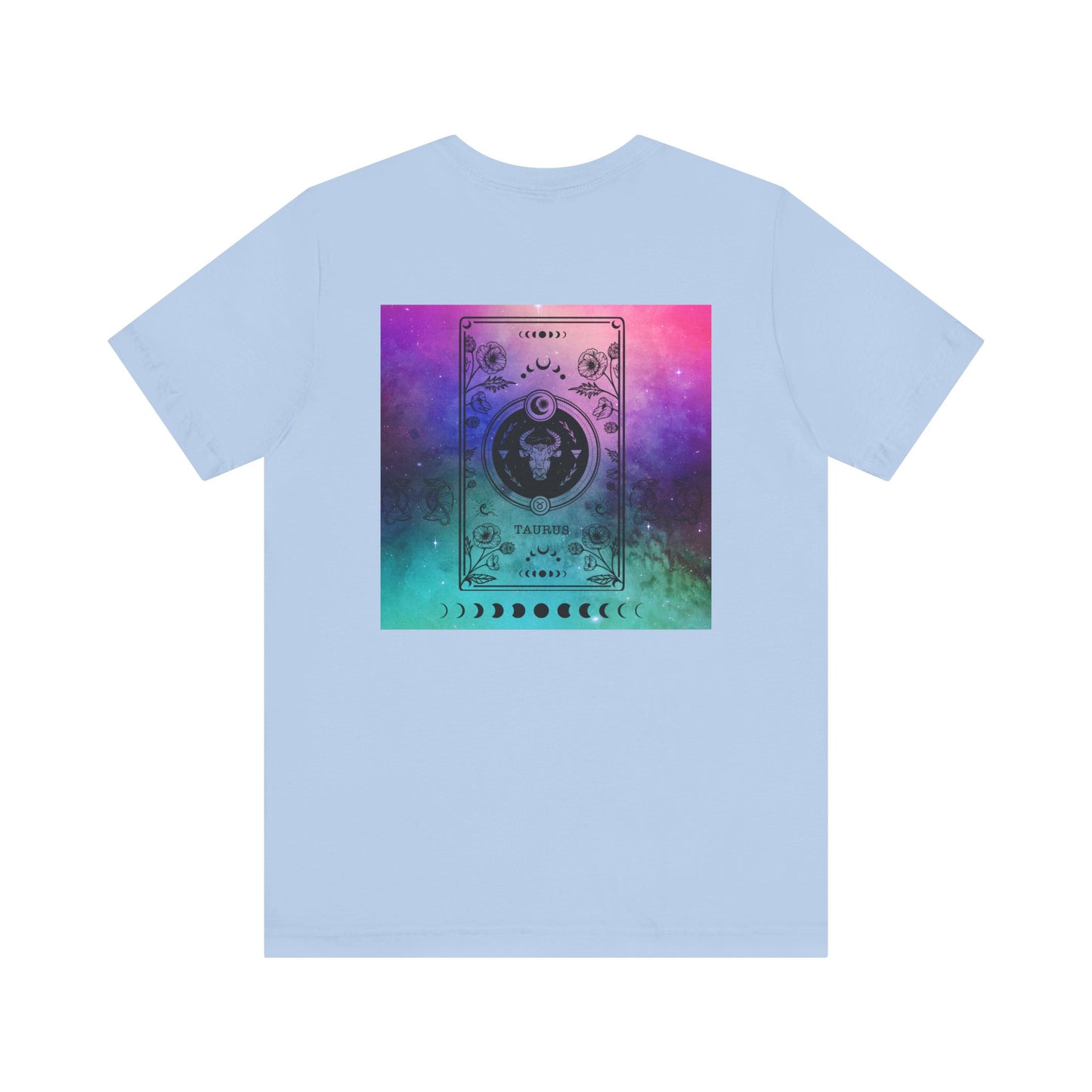 Taurus Trippy Galaxy Zodiac Short Sleeve Tee