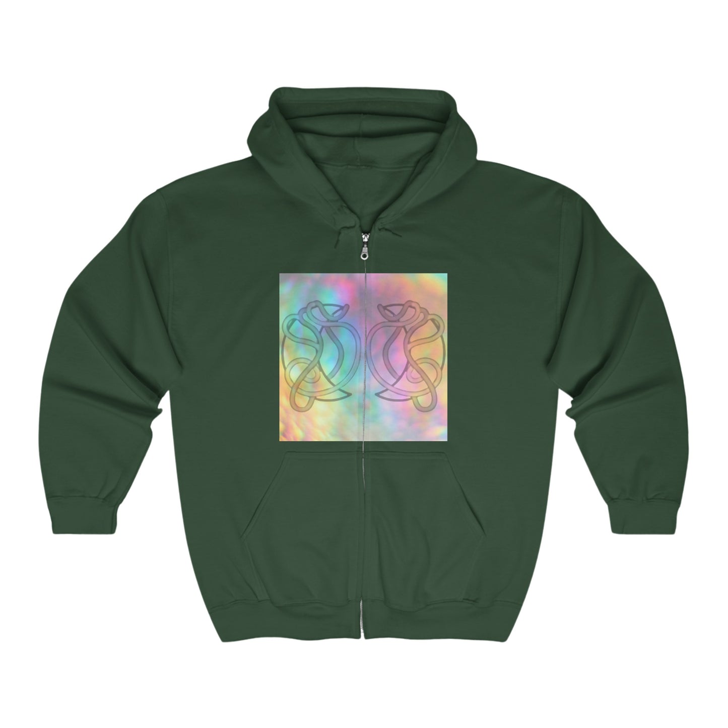Leo Zodiac Zip-Up Hoodie