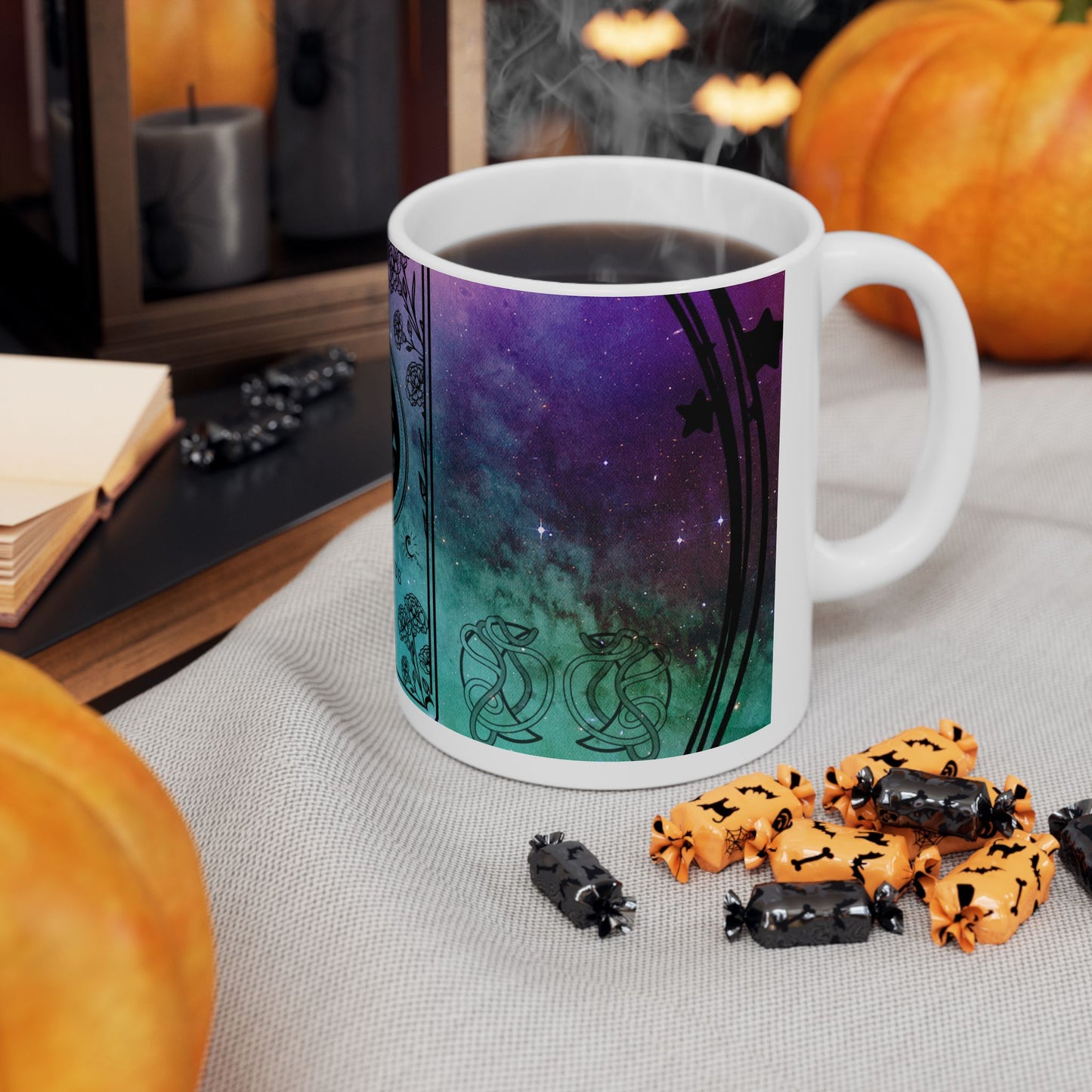 Sagittarius Stardust White Ceramic Mug
