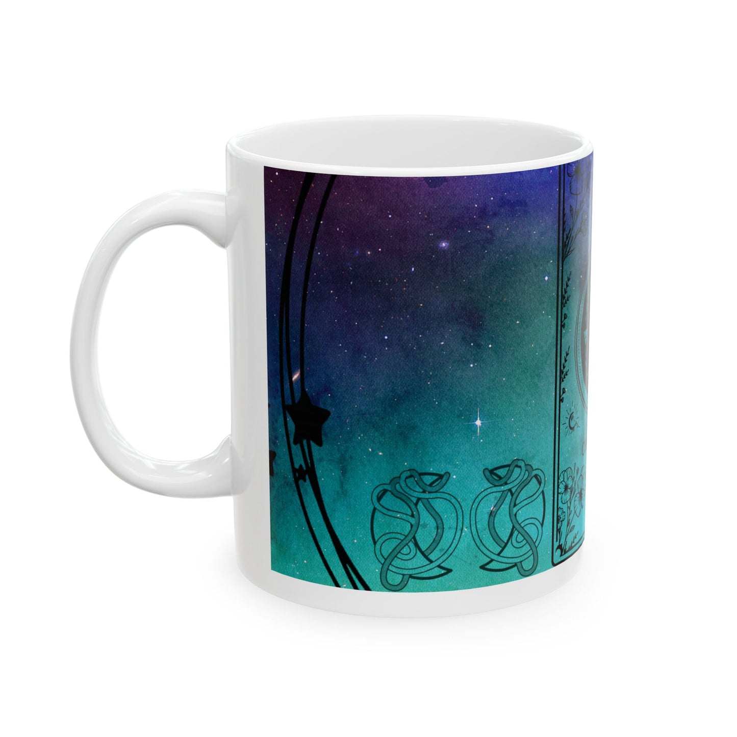 Capricorn Stardust White Ceramic Mug