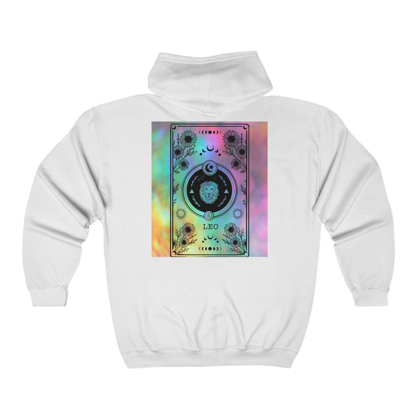 Leo Zodiac Zip-Up Hoodie