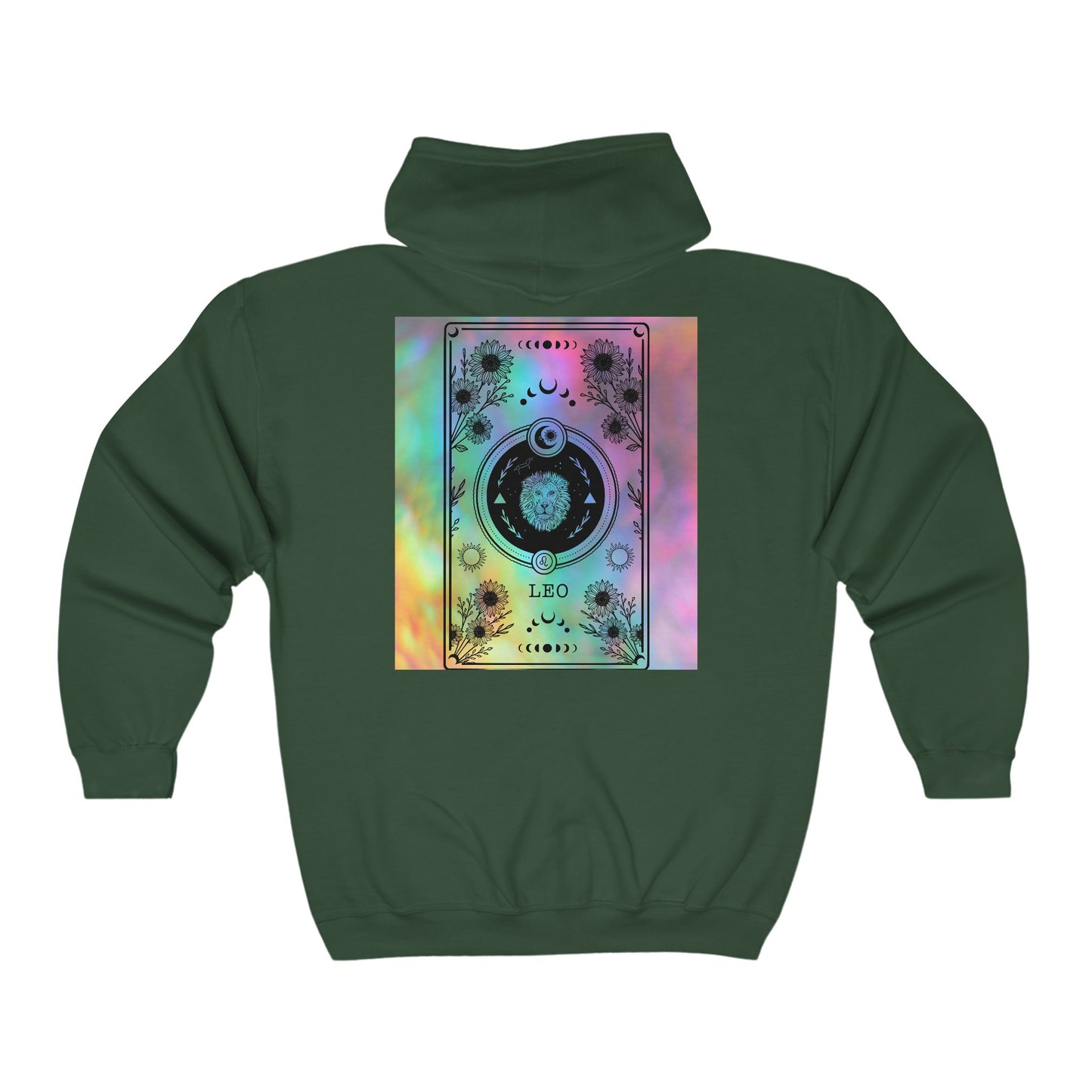 Leo Zodiac Zip-Up Hoodie