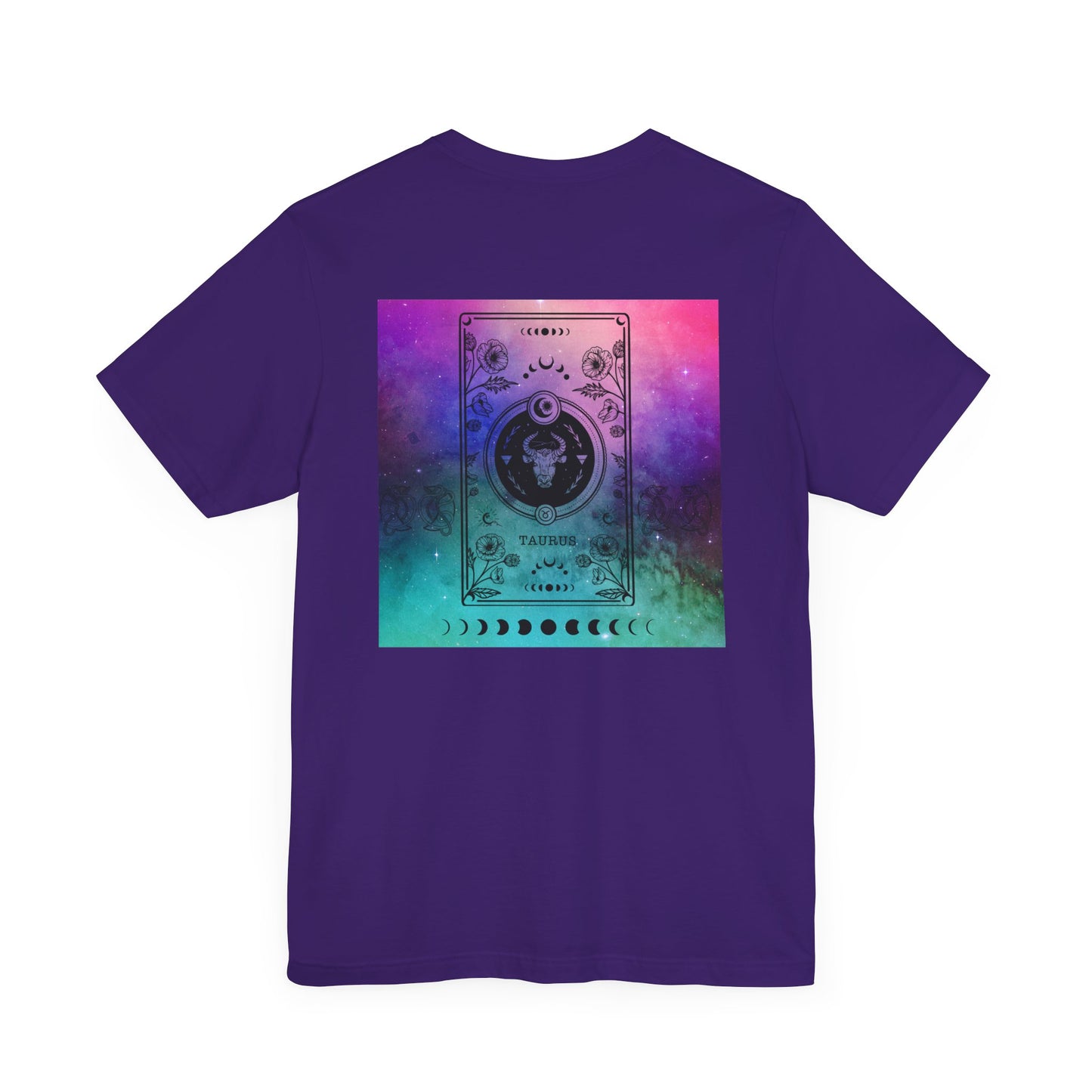 Taurus Trippy Galaxy Zodiac Short Sleeve Tee