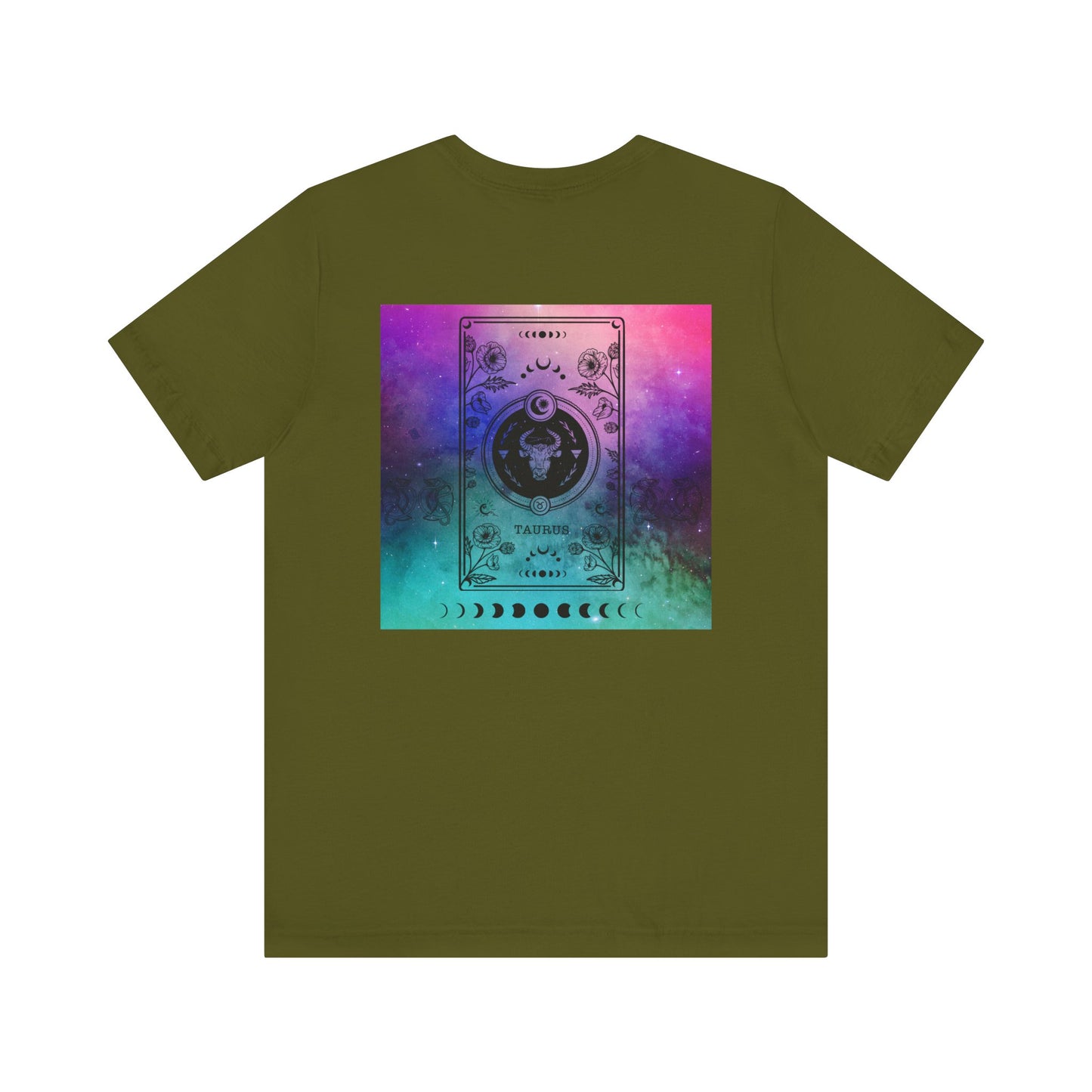 Taurus Trippy Galaxy Zodiac Short Sleeve Tee