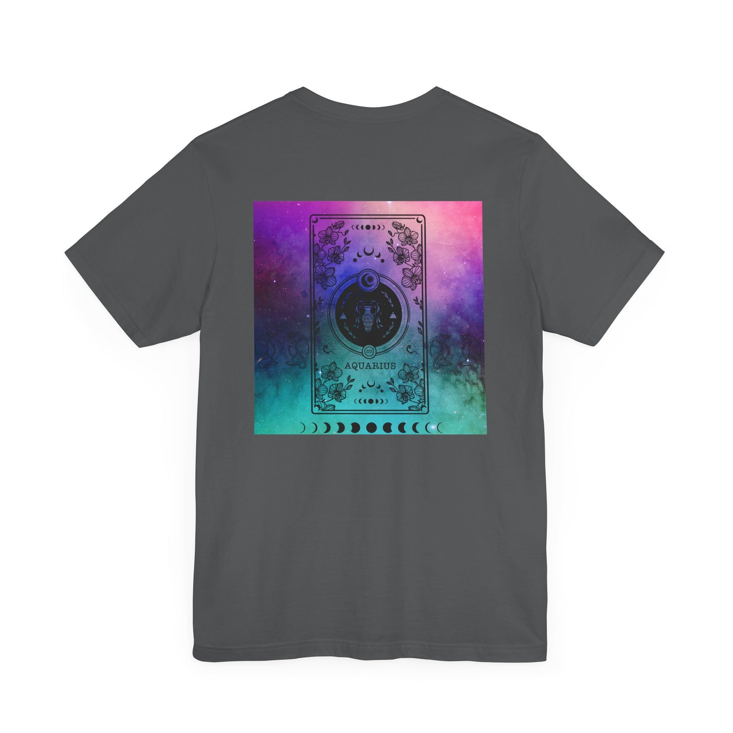 Aquarius Trippy Galaxy Zodiac Short Sleeve Tee
