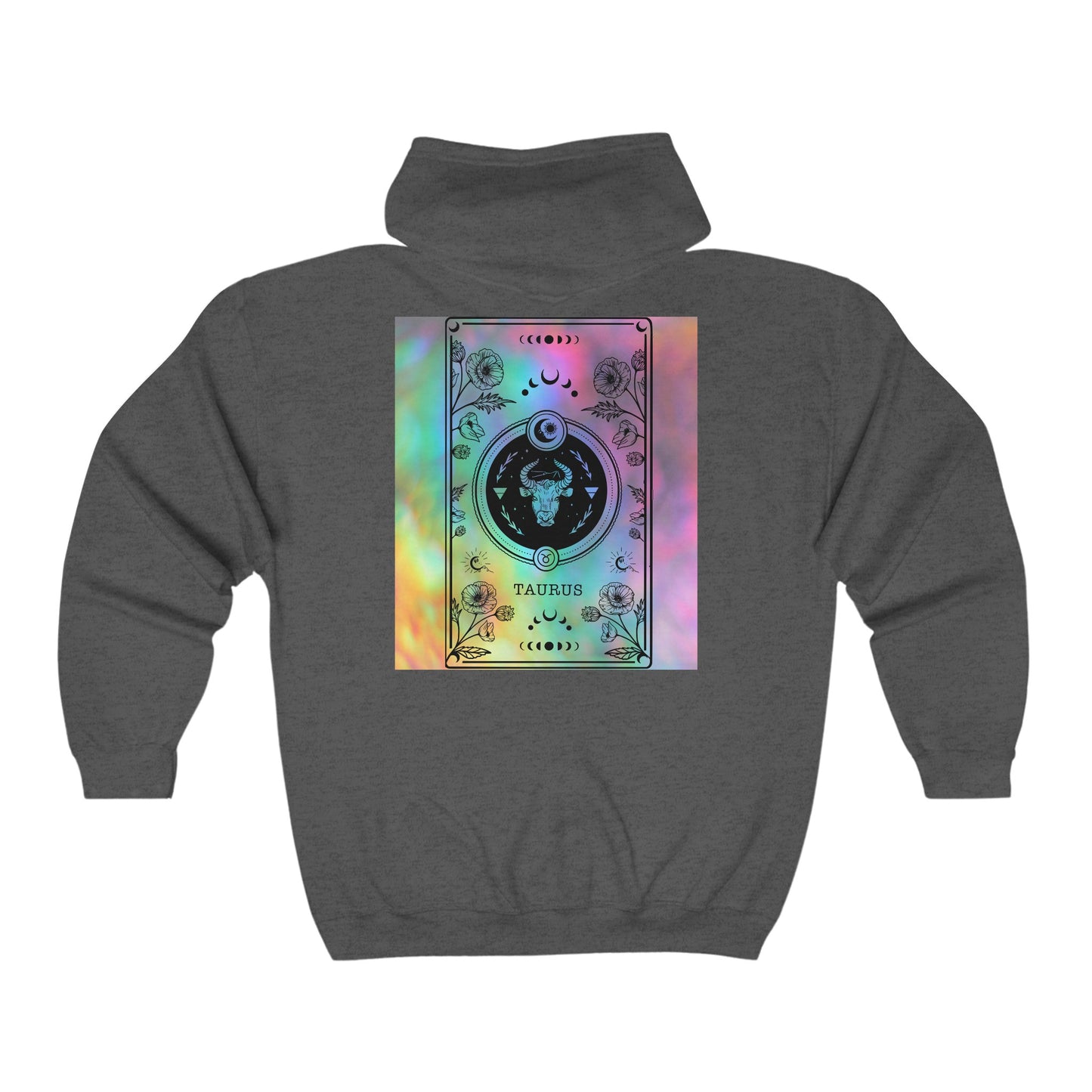 Taurus Zodiac Zip-Up Hoodie