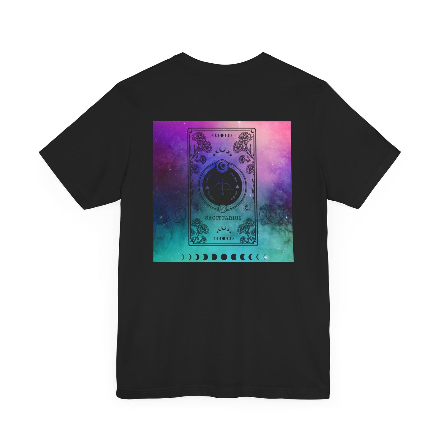 Sagittarius Trippy Galaxy Zodiac Short Sleeve Tee