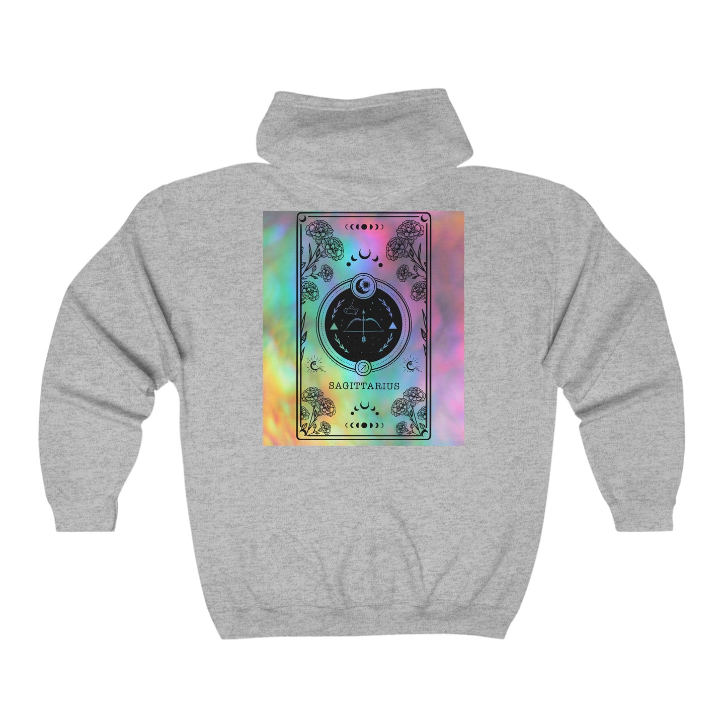 Sagittarius Zodiac Zip-Up Hoodie