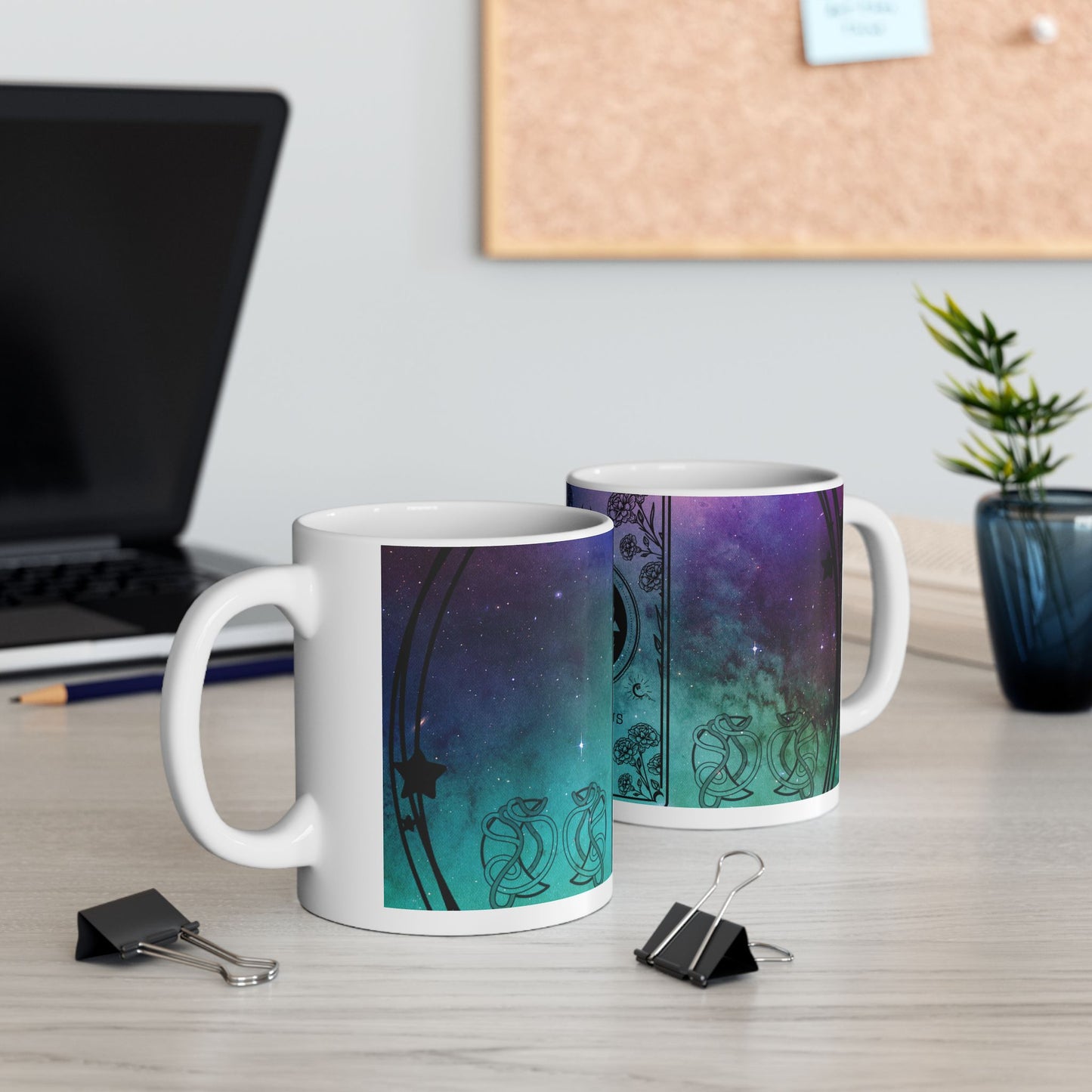 Sagittarius Stardust White Ceramic Mug