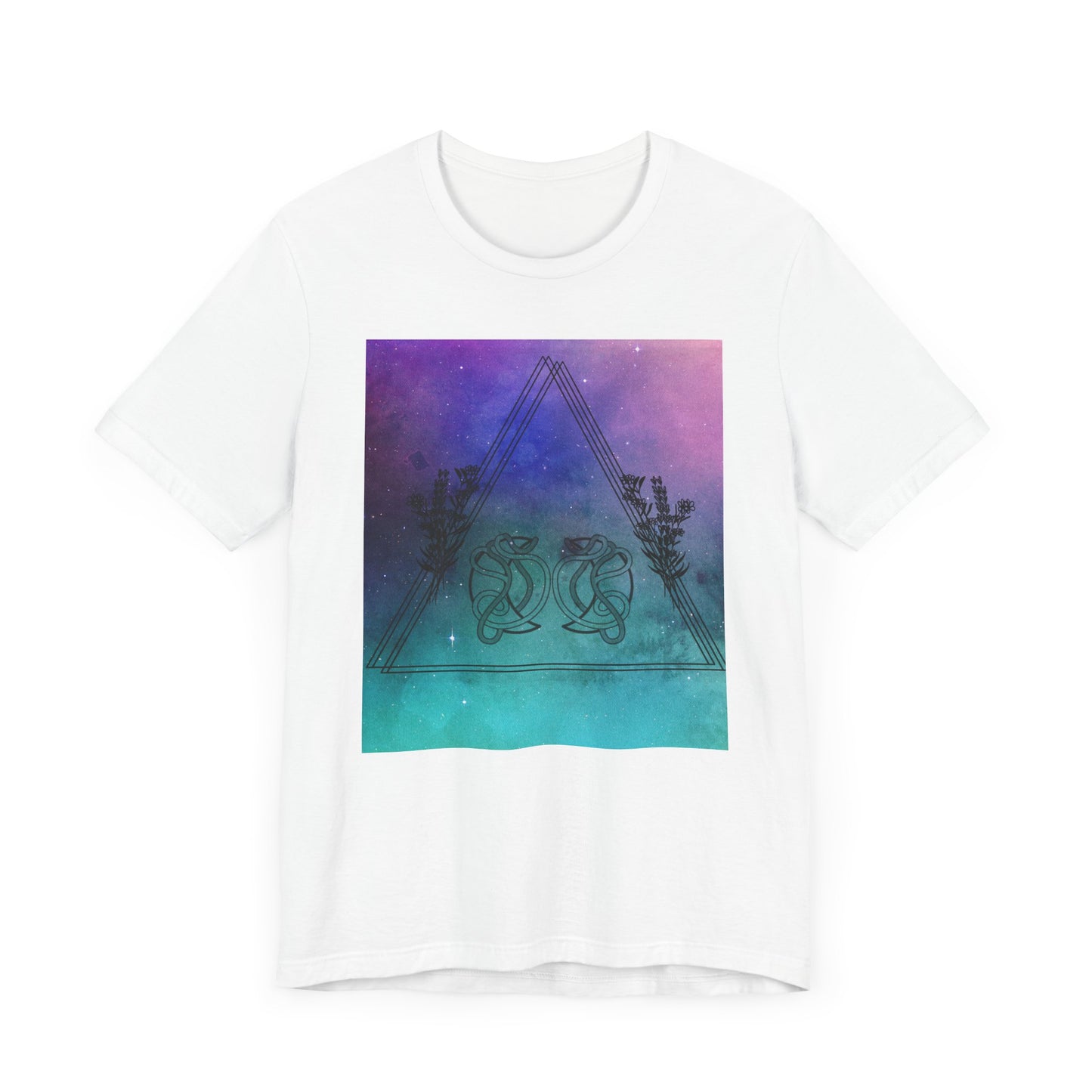 Leo Trippy Galaxy Zodiac Short Sleeve Tee