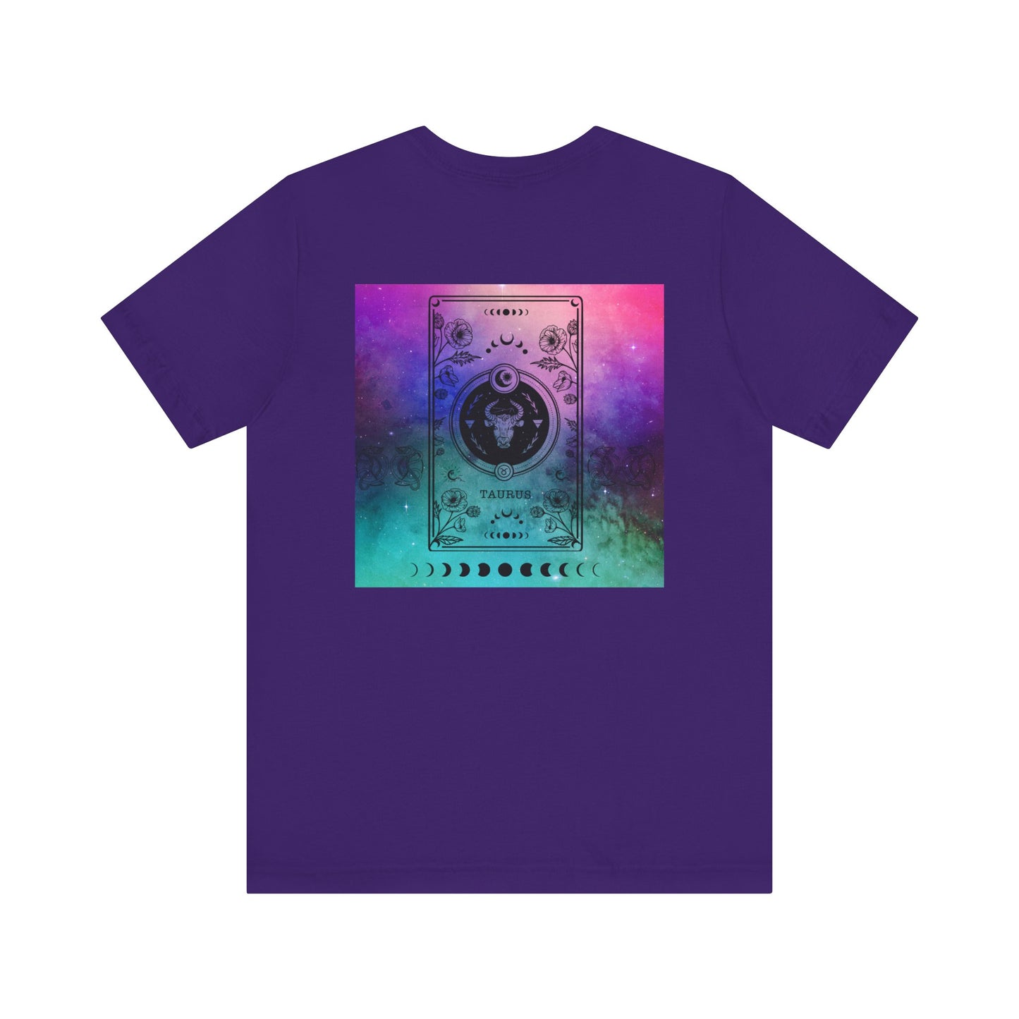 Taurus Trippy Galaxy Zodiac Short Sleeve Tee