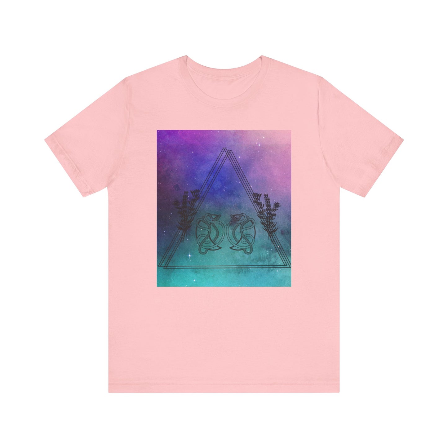 Aquarius Trippy Galaxy Zodiac Short Sleeve Tee